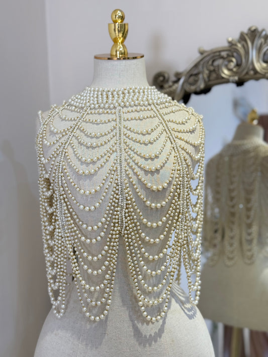 Pearl Shoulder Multi-wear Necklace