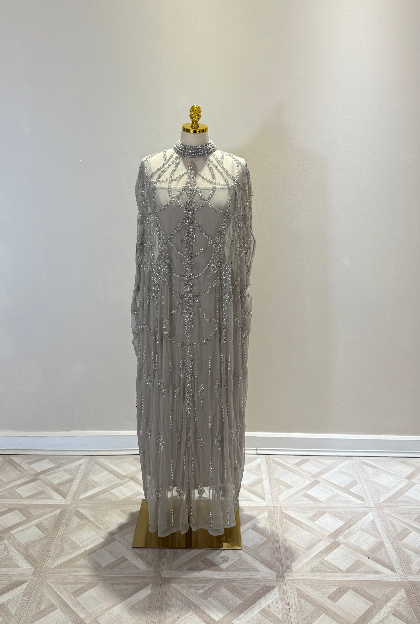 Rowan 2 Piece Fully Embellished Gown/Caftan