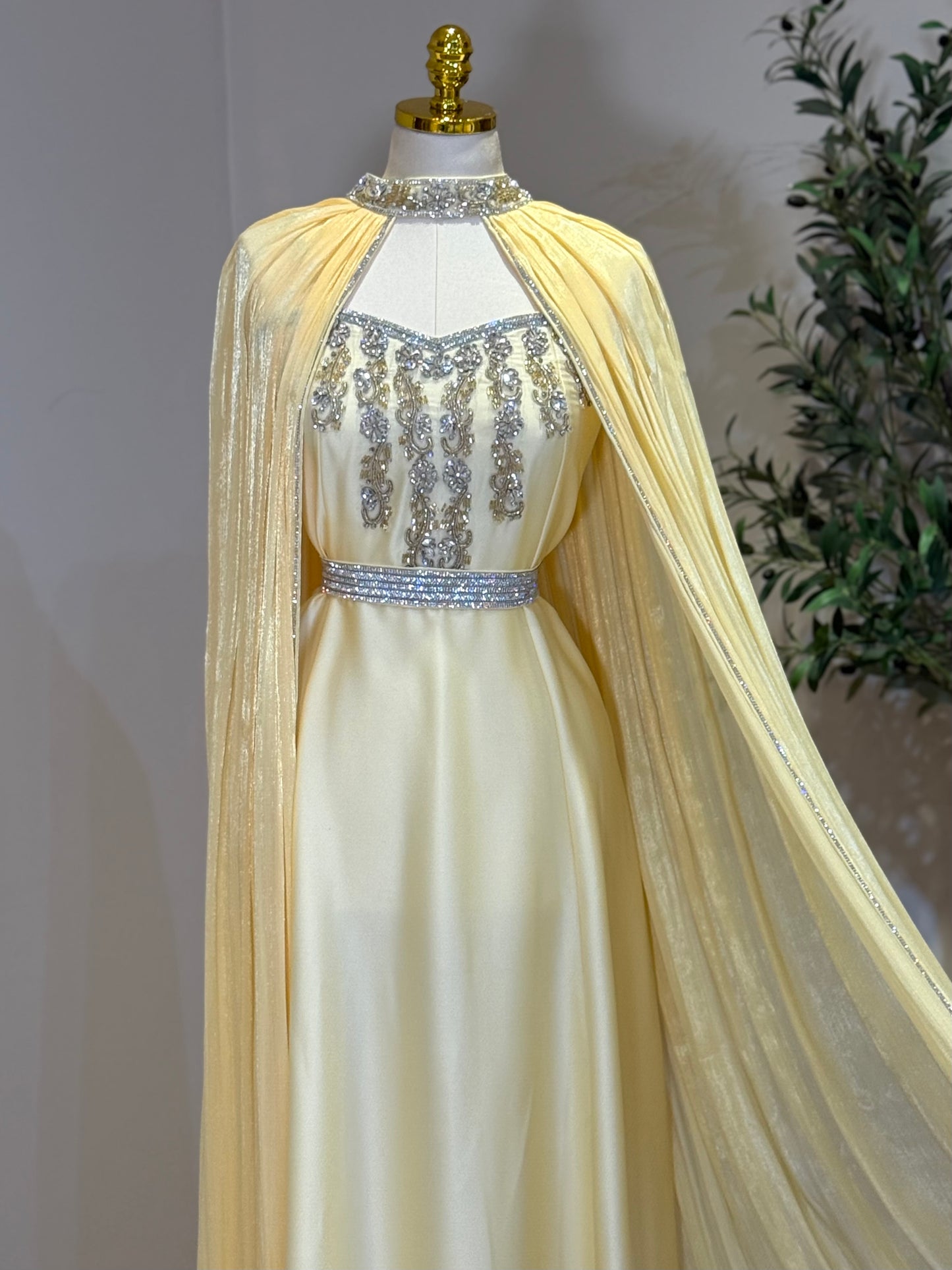 Athena 3 Piece Elegant Luxury Hand Embellished Caftan