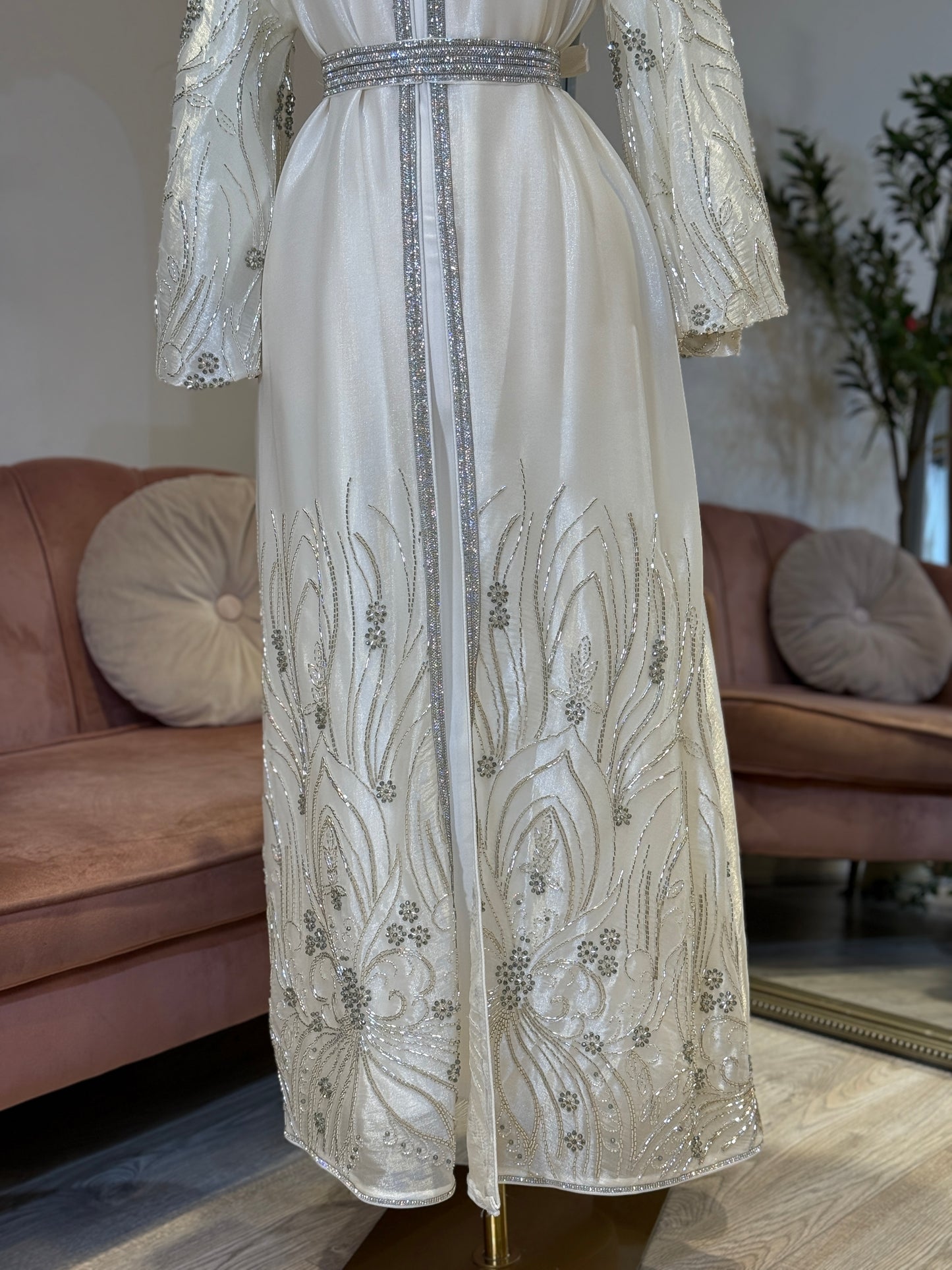 Nisreen Hand Embellished Luxury Caftan Gown