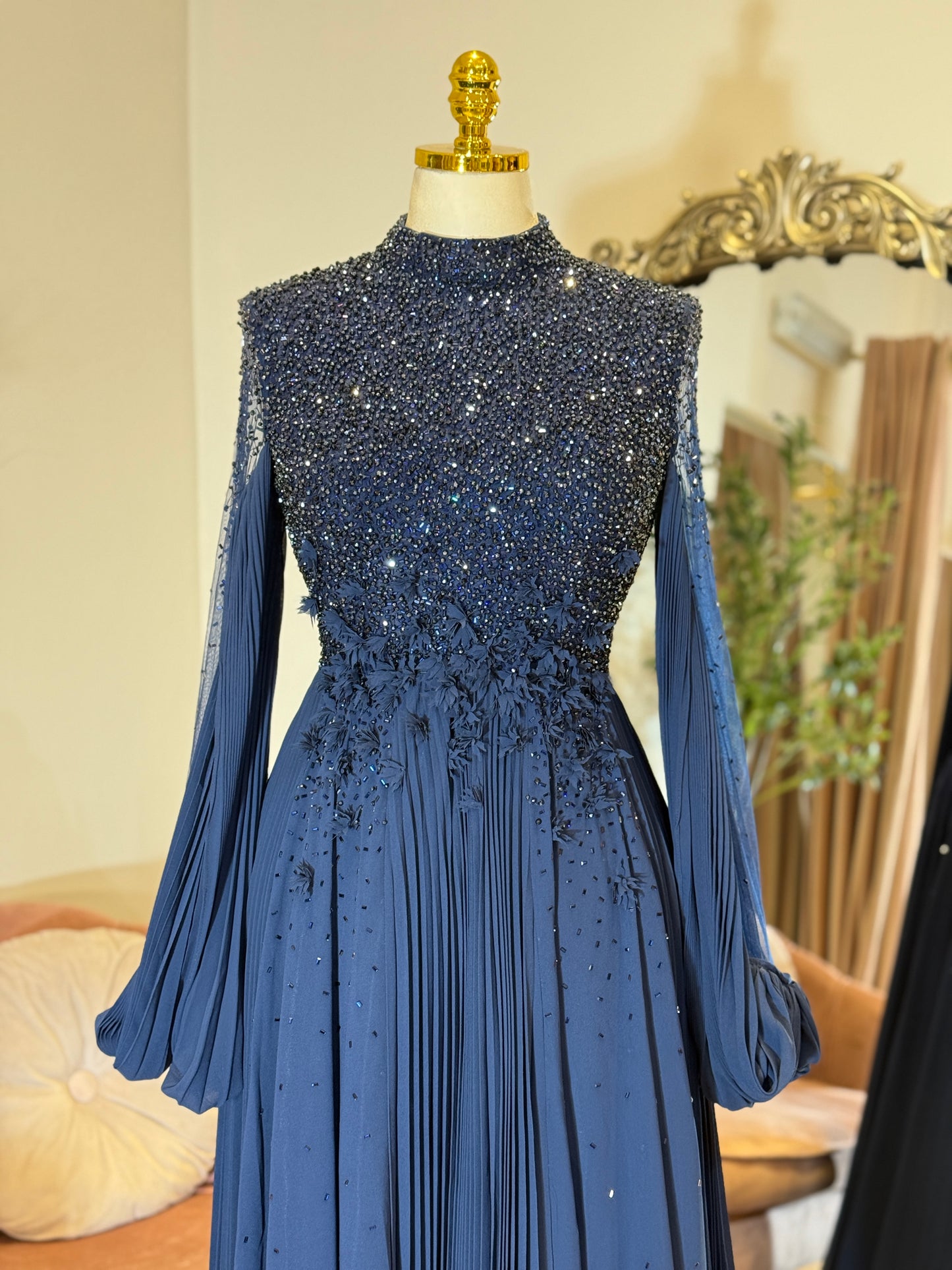 Cayra Hand Embellished Luxury Gown