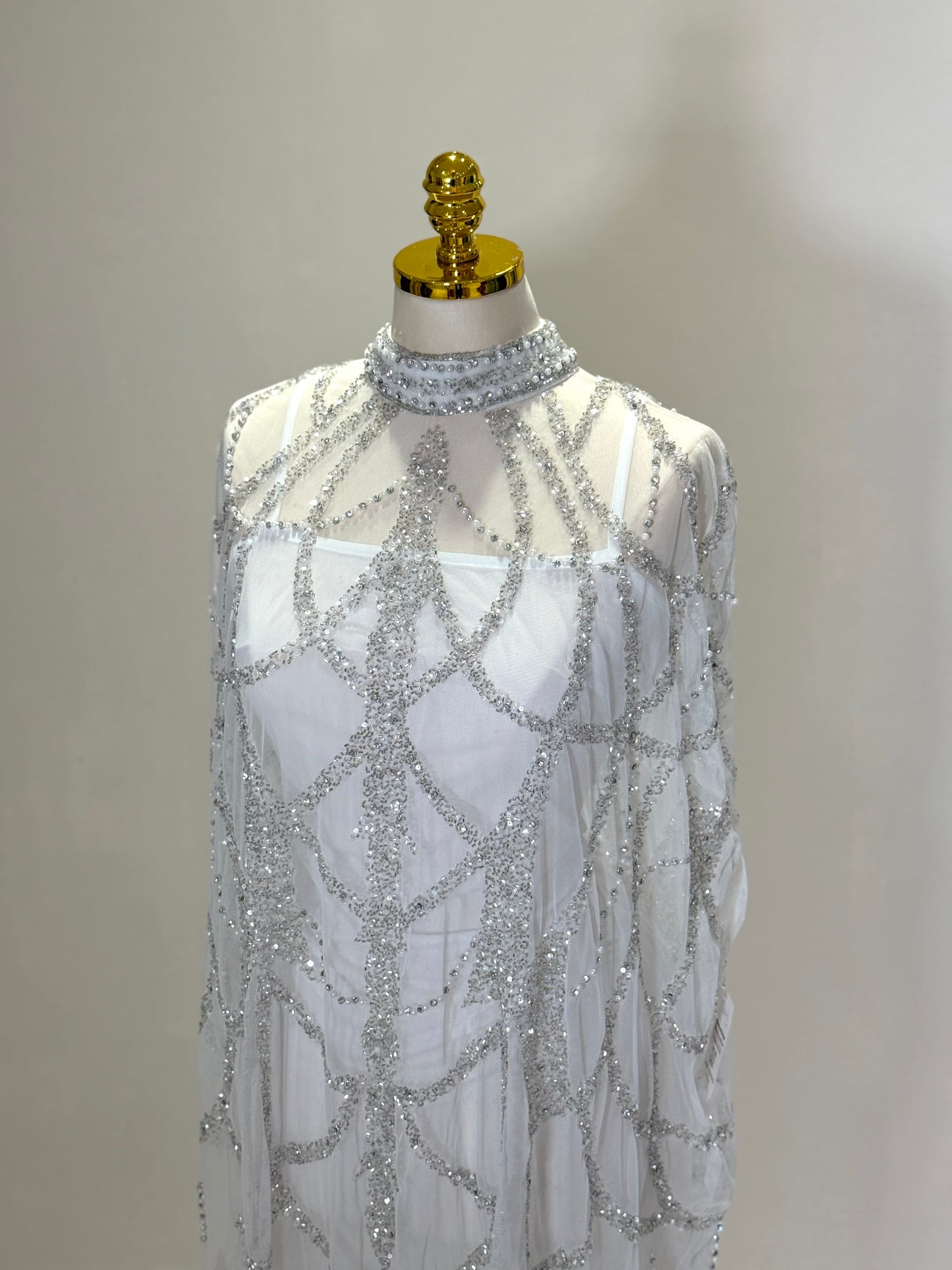 Rowan 2 Piece Fully Embellished Gown/Caftan