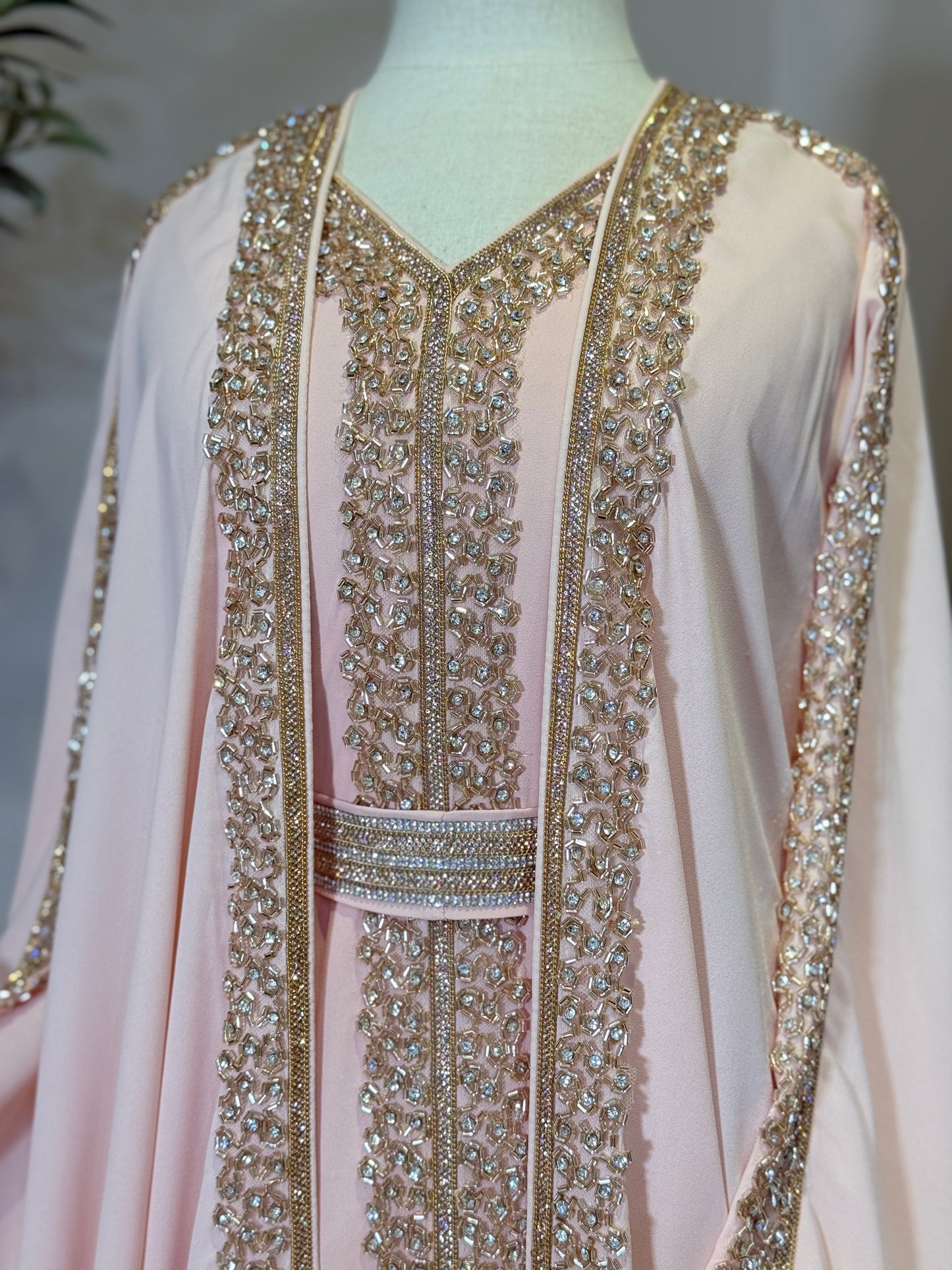 Hyam Hand Embellished Luxury Khaliji Caftan
