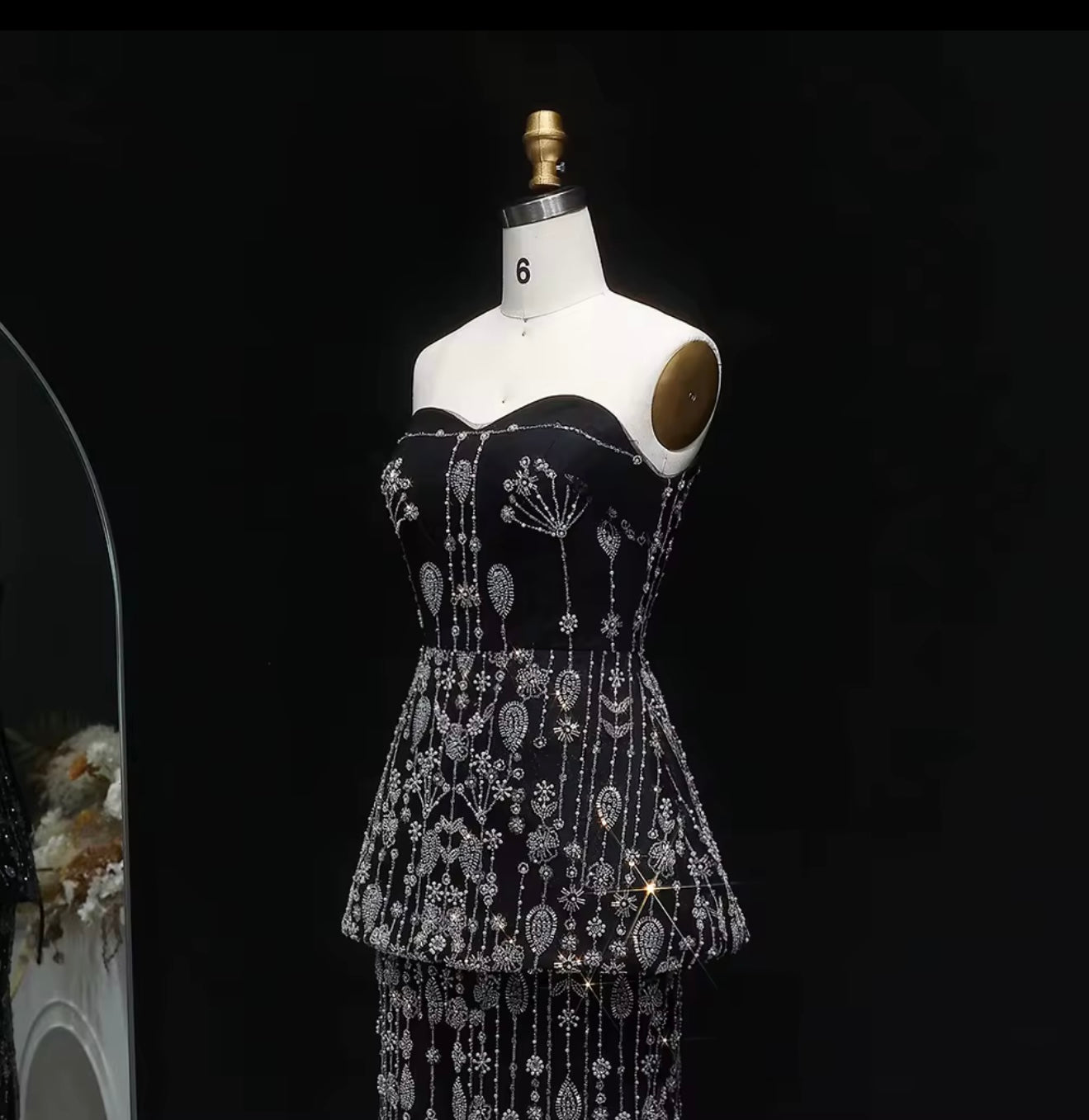Lule Luxury Hand Embellished Gown (Pre-Order)