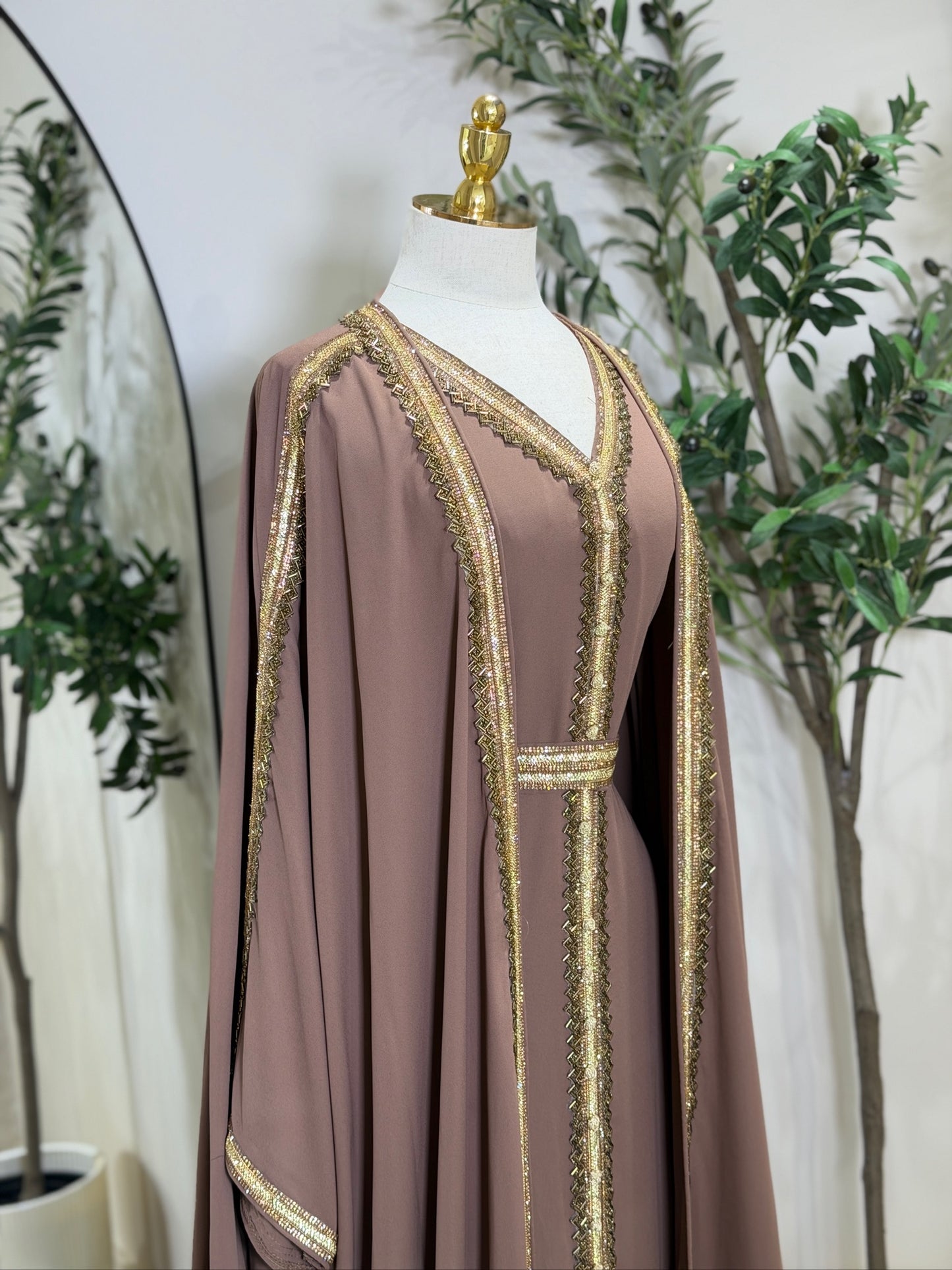 Hyam Hand Embellished Luxury Khaliji Caftan