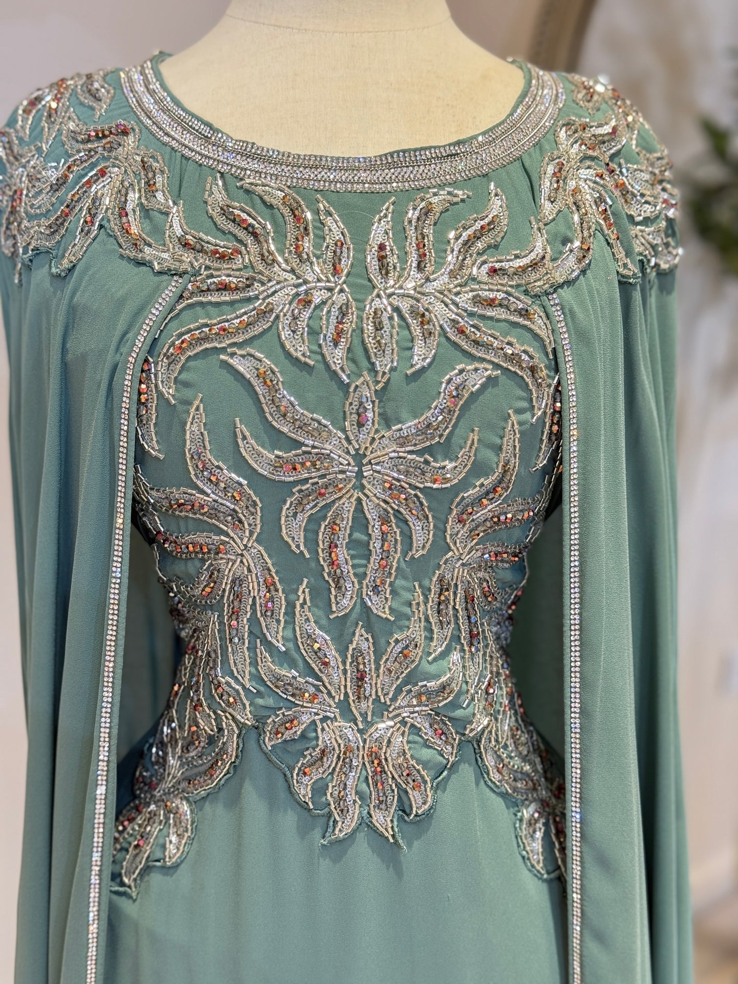 Joud Hand Embellished Luxury Khaliji Caftan
