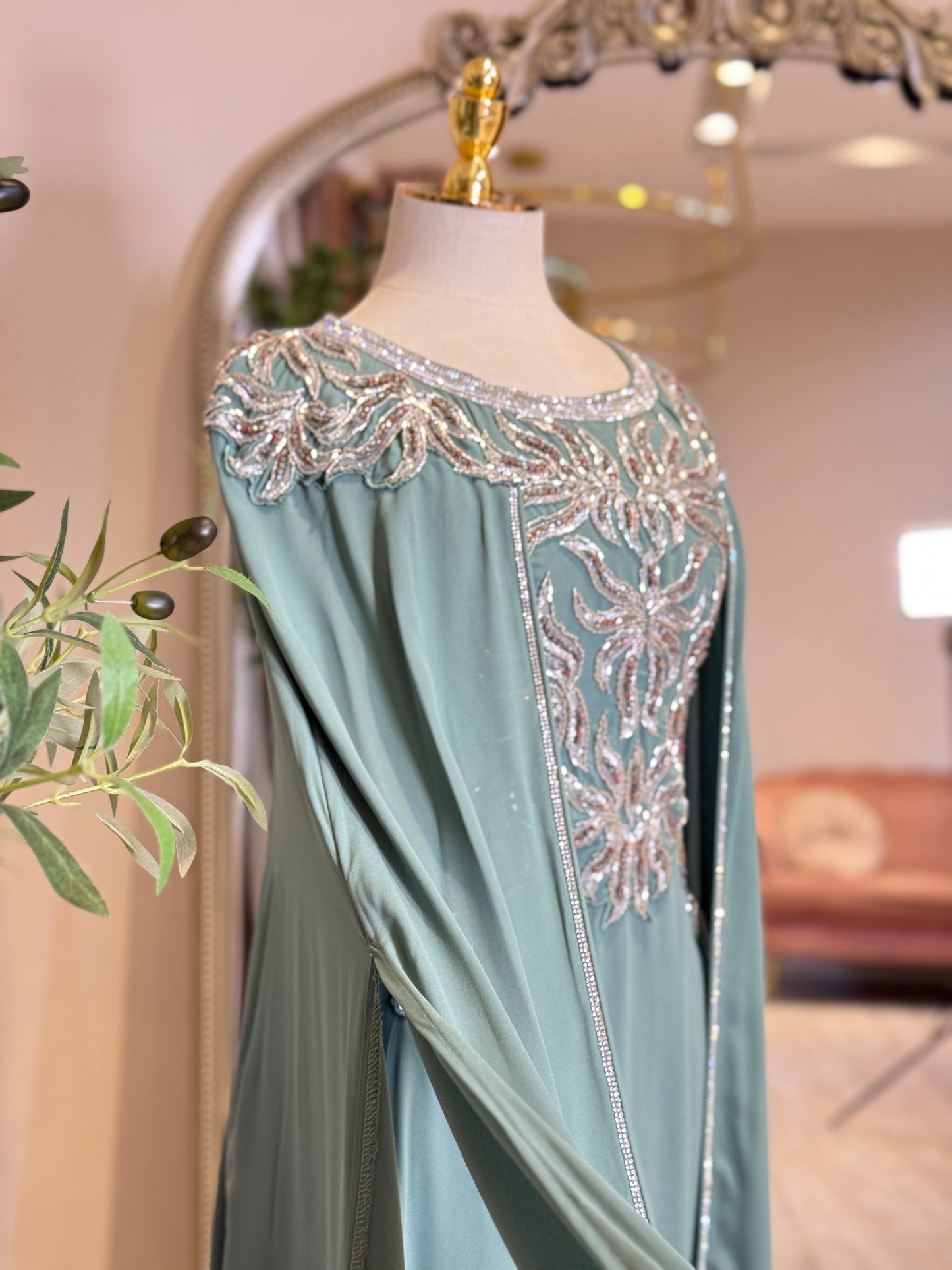 Joud Hand Embellished Luxury Khaliji Caftan