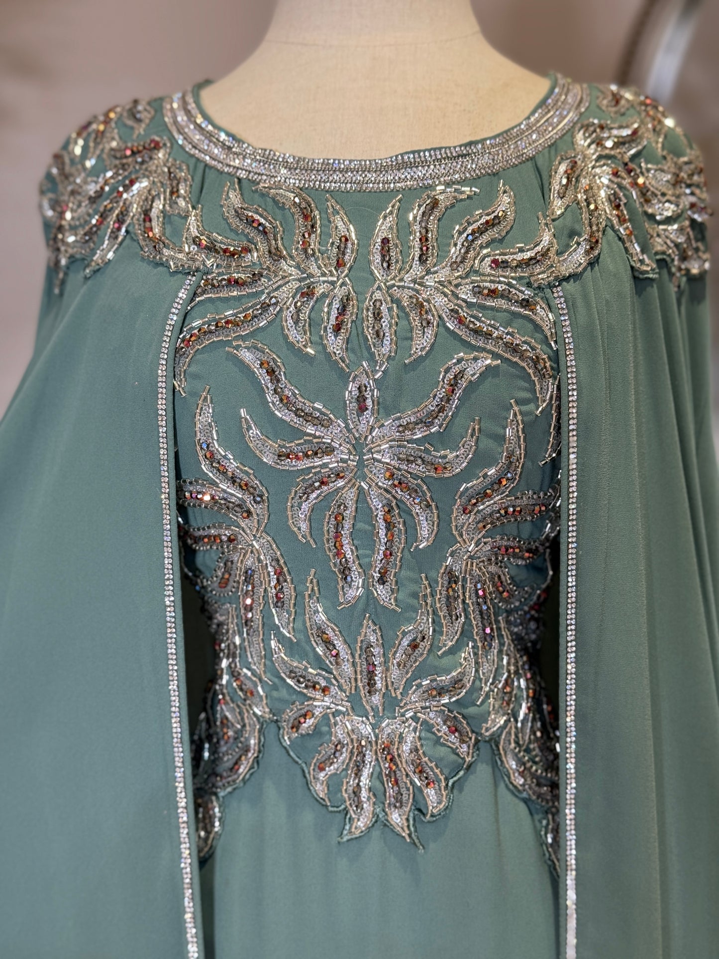 Joud Hand Embellished Luxury Khaliji Caftan