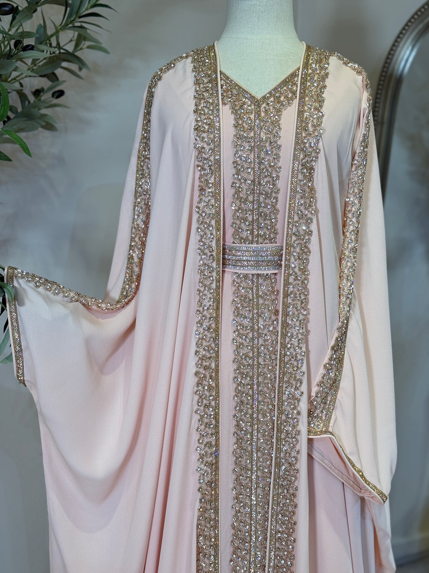 Hyam Hand Embellished Luxury Khaliji Caftan