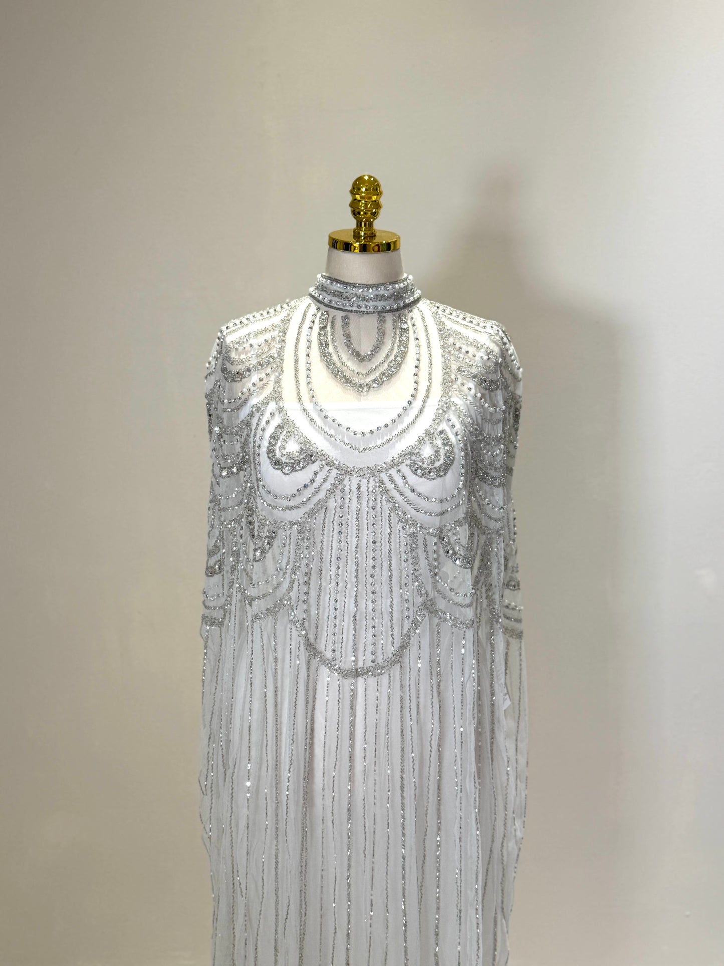 Riya 2 Piece Fully Embellished Gown/Caftan