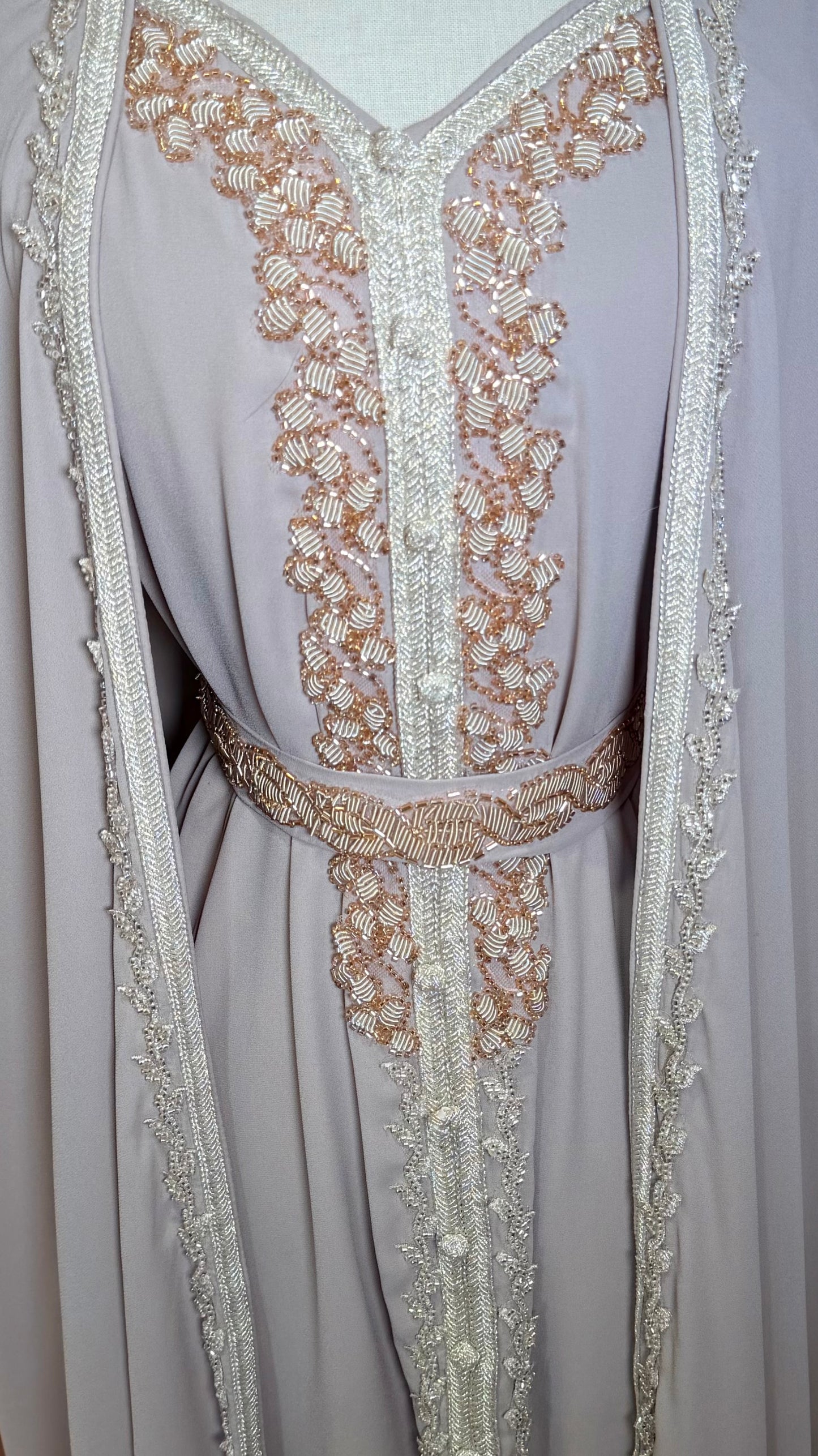 Grey Khaliji Kaftan