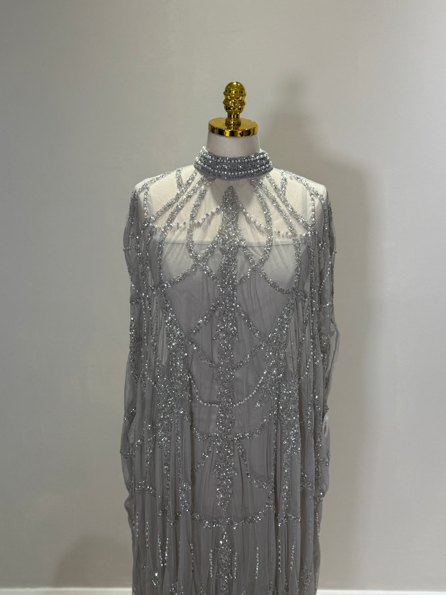 Rowan 2 Piece Fully Embellished Gown/Caftan