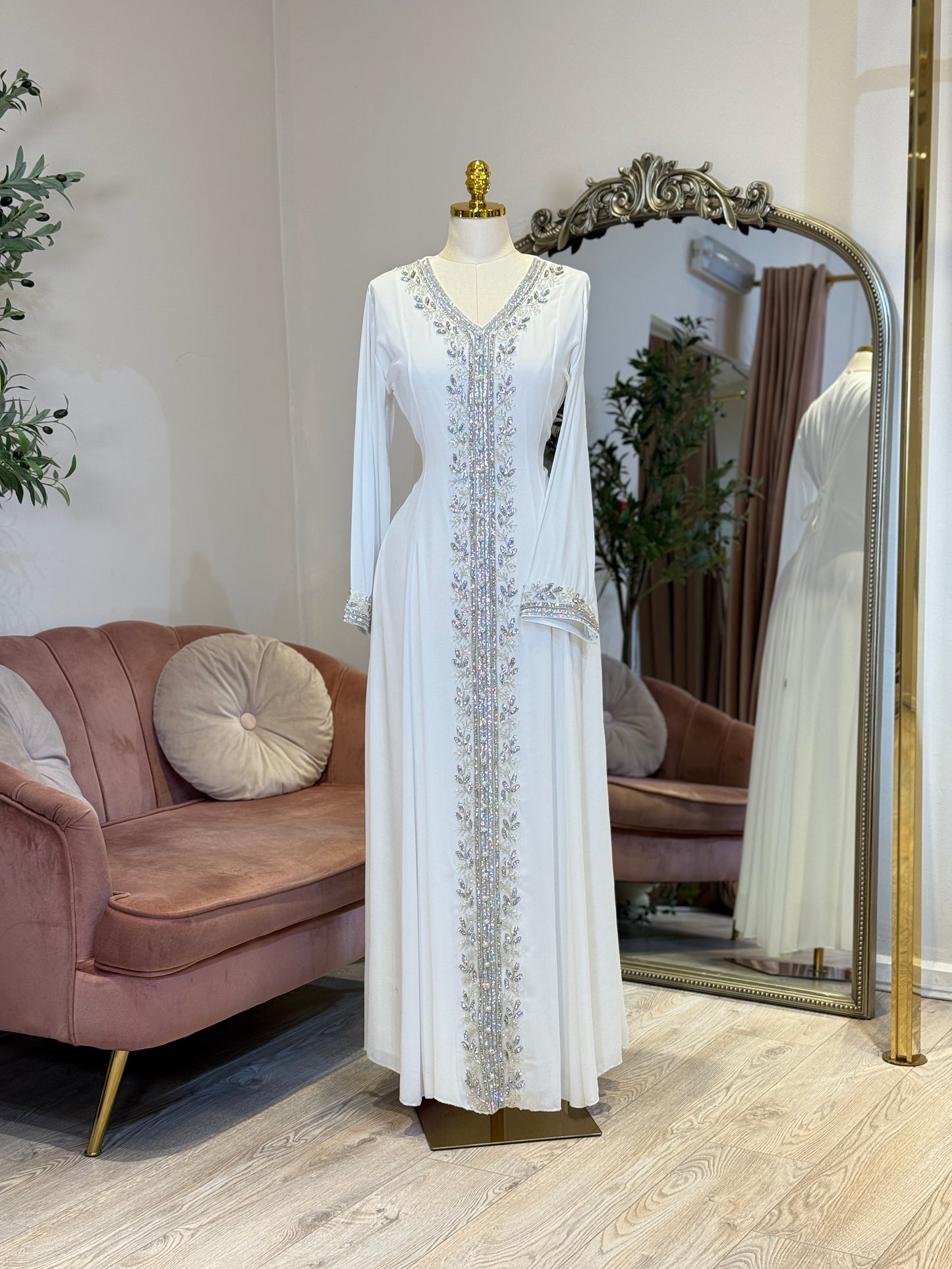 Haya Hand Embellished Luxury Caftan