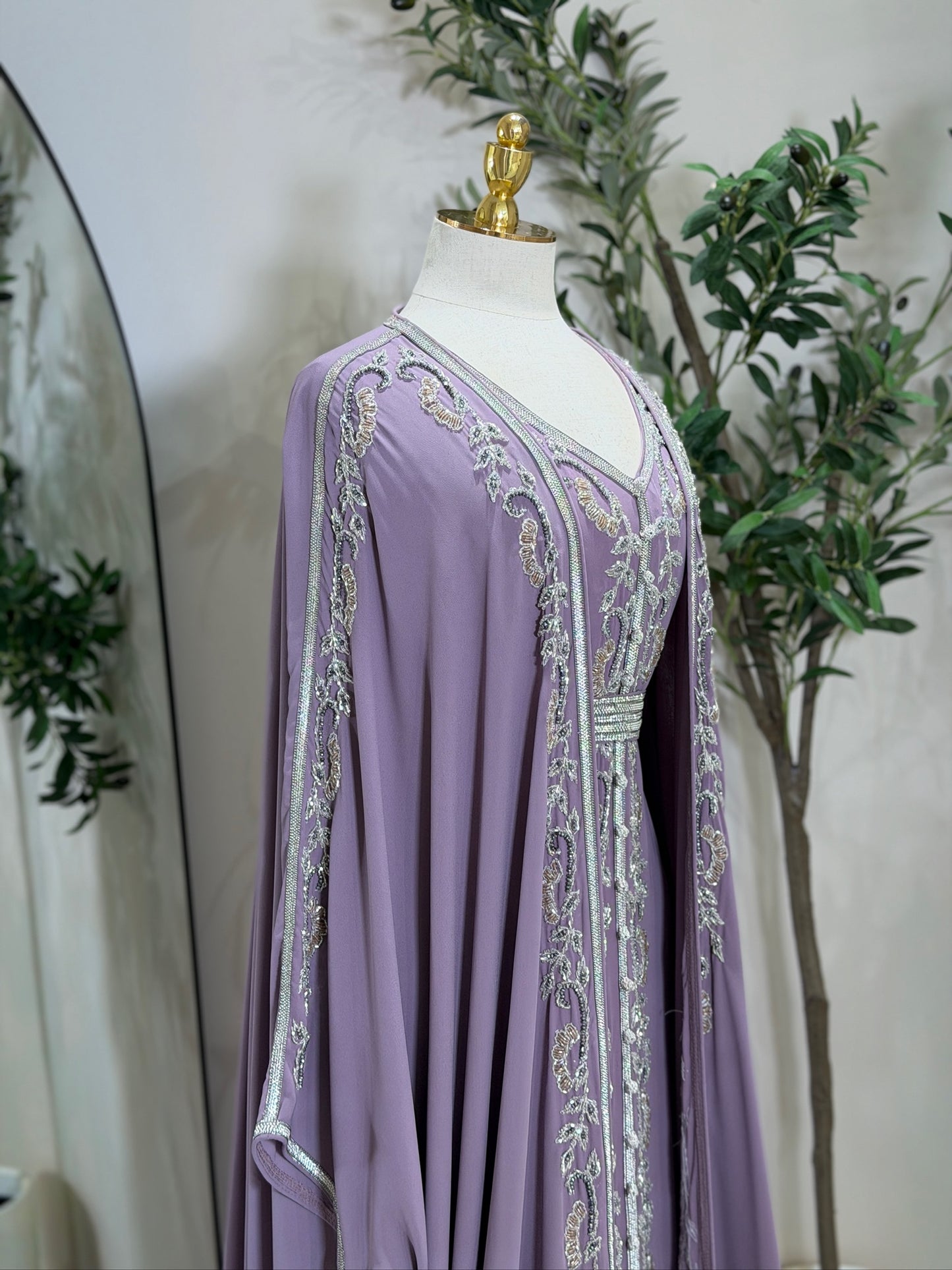 Hyam Hand Embellished Luxury Khaleeji Caftan