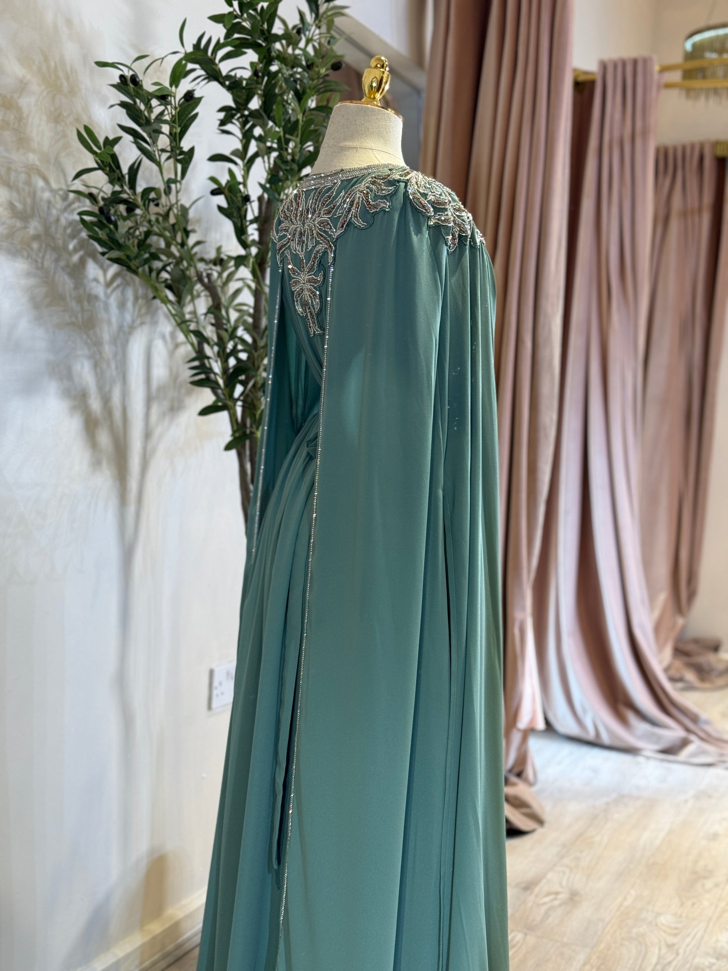 Joud Hand Embellished Luxury Khaliji Caftan