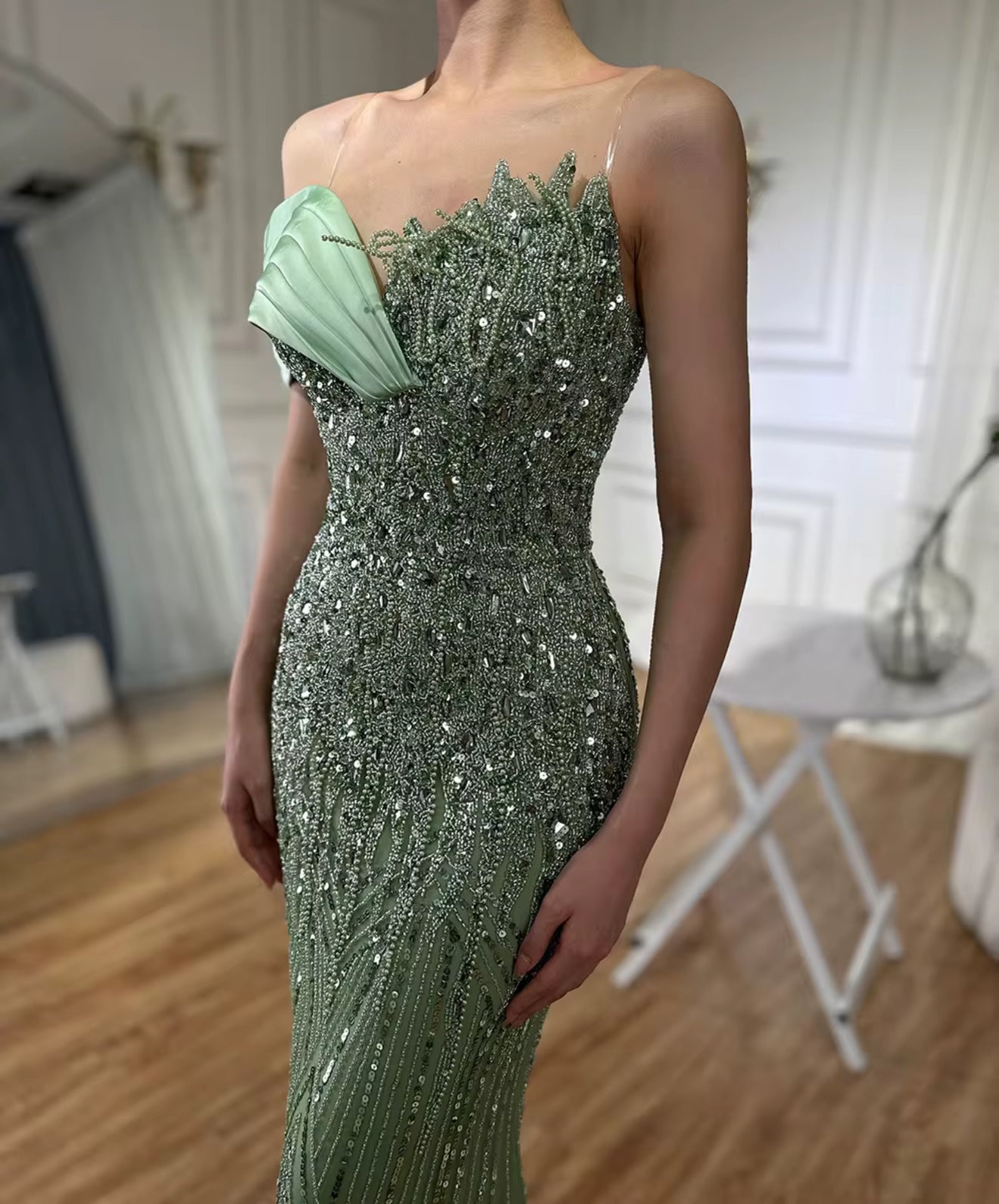 Ishaal Hand Embellished Luxury Gown ( Pre-Order )