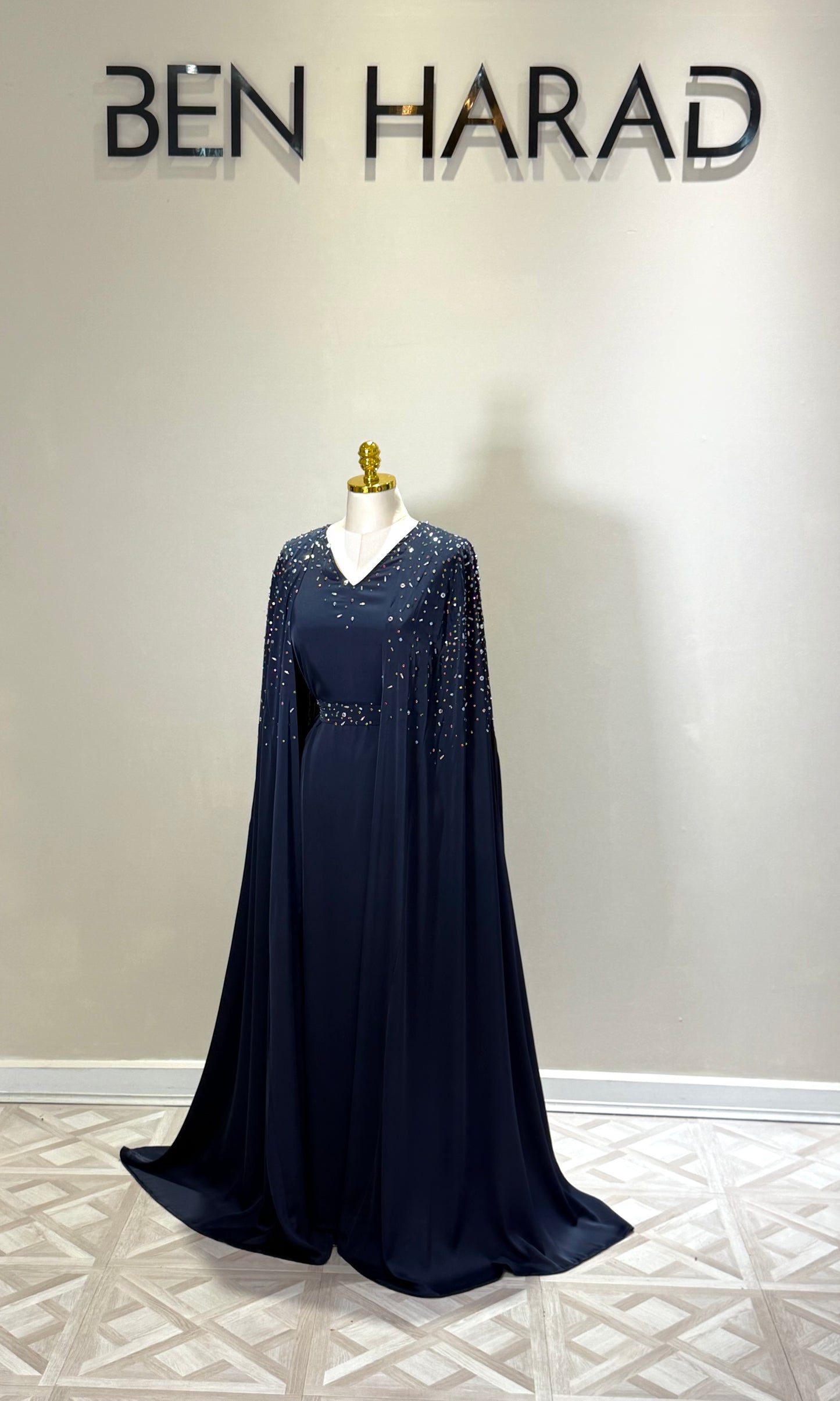 Nadine 2 Piece Abaya Under Piece is a Long Sleeves