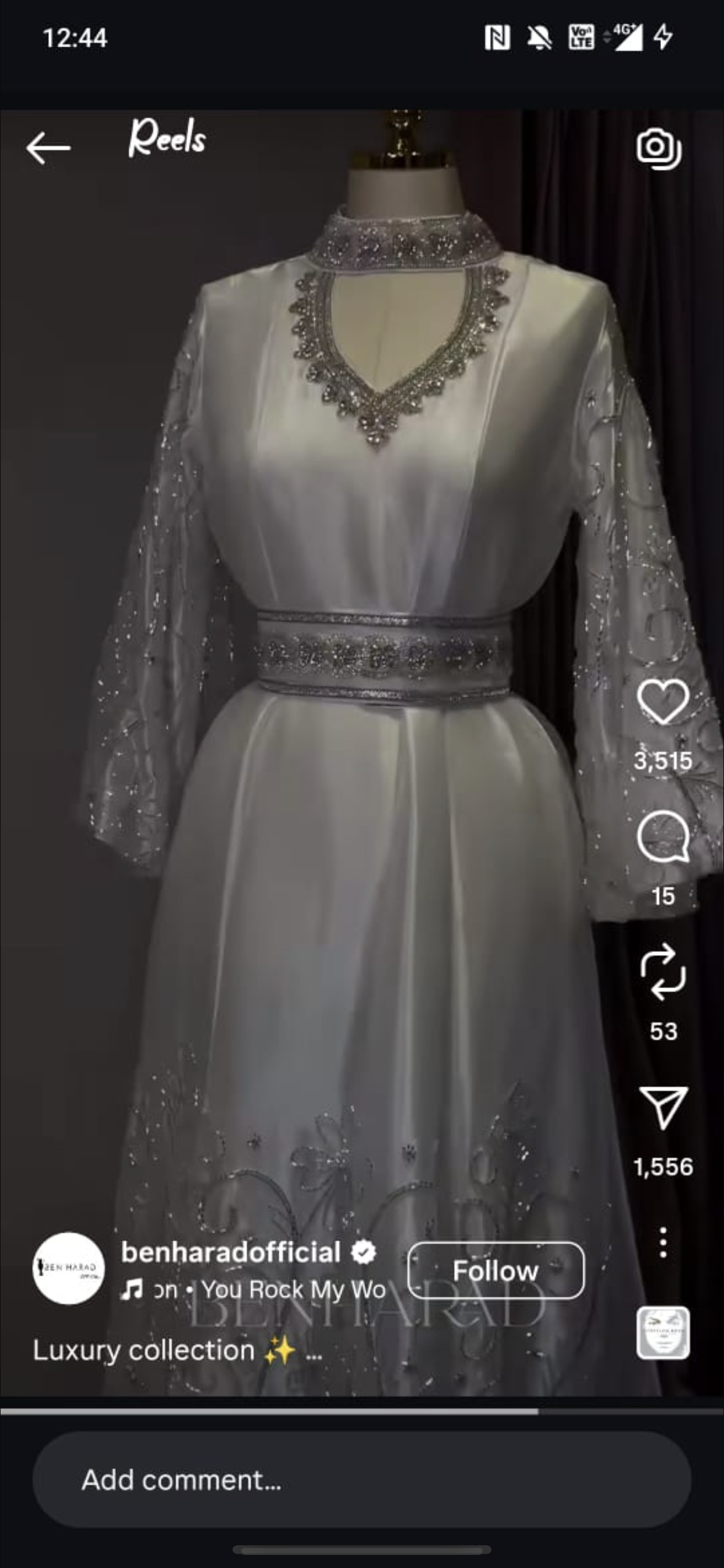 Bridal kaftan