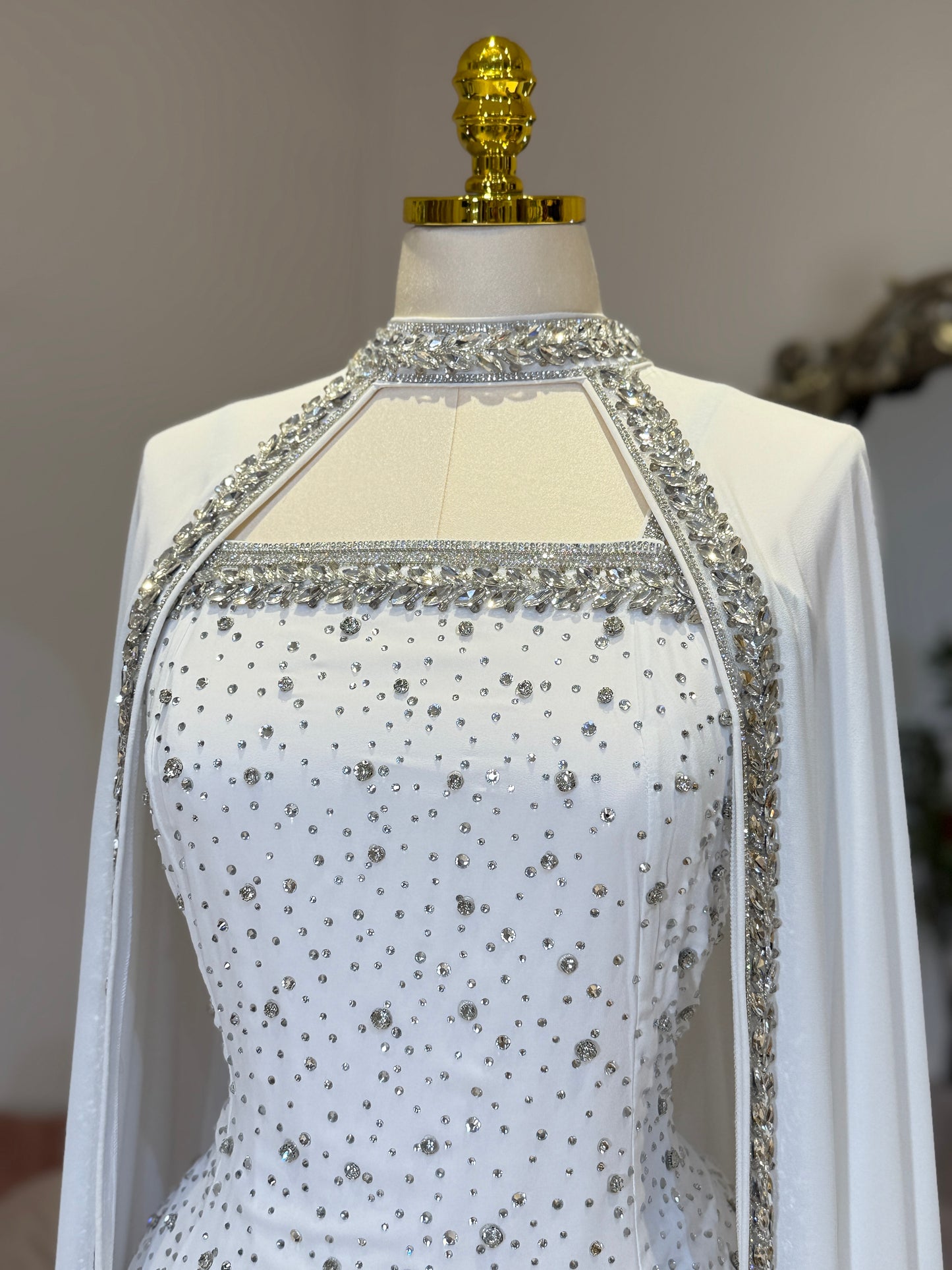 Ghala Hand Embellished Luxury Caftan Gown
