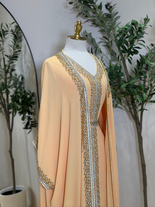 Hyam Hand Embellished Luxury Khaliji Caftan