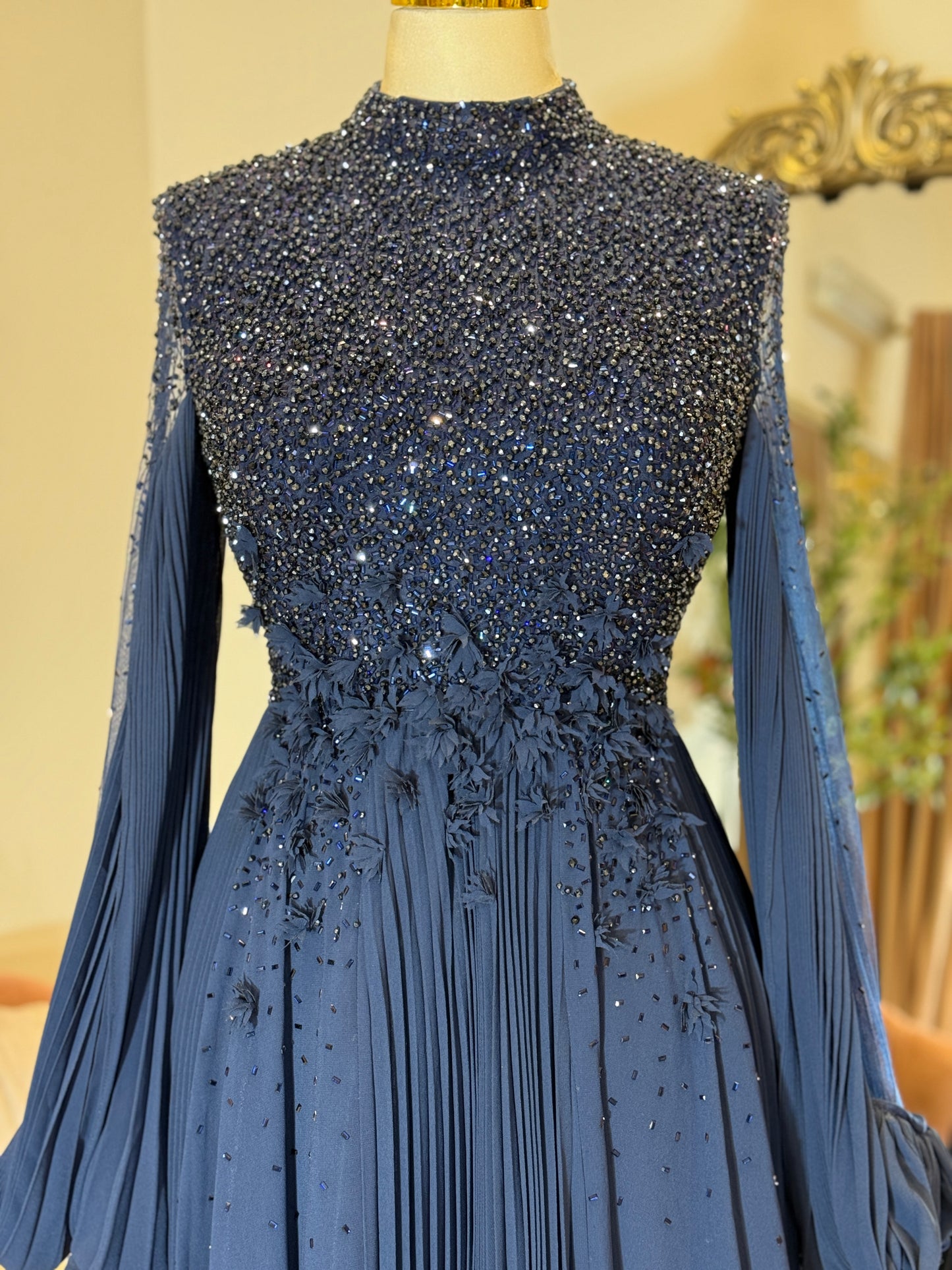 Cayra Hand Embellished Luxury Gown