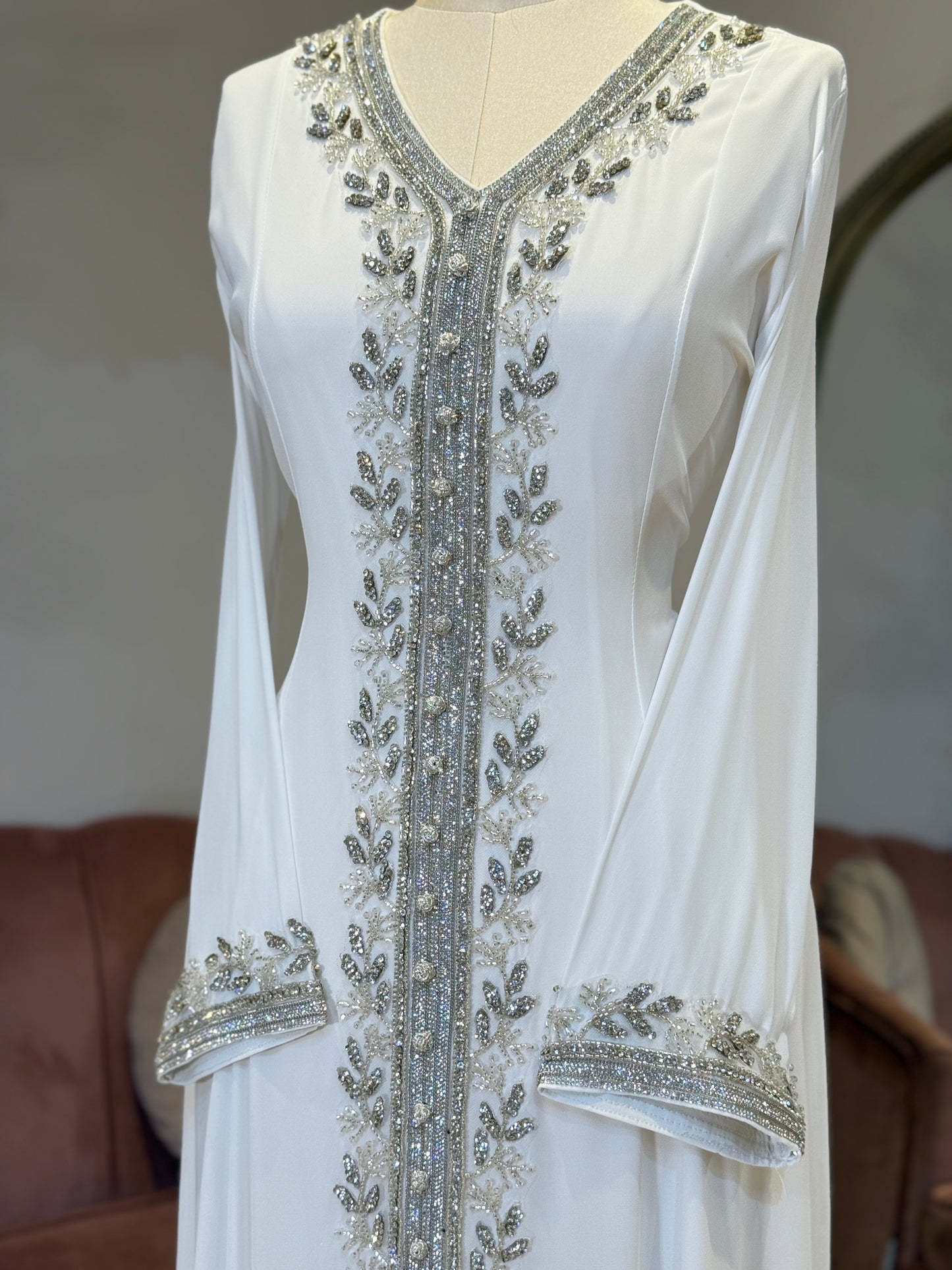 Haya Hand Embellished Luxury Caftan