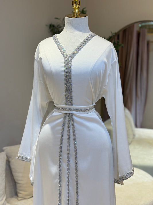 Sobha Satin Caftan Gown Style