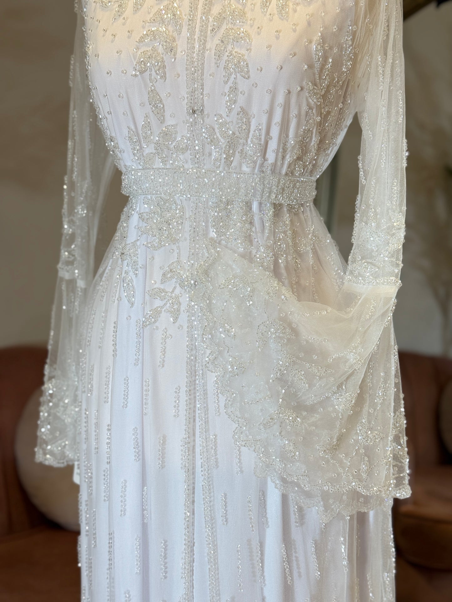 Cala Hand Embellished Luxury Khaliji Caftan 3 piece