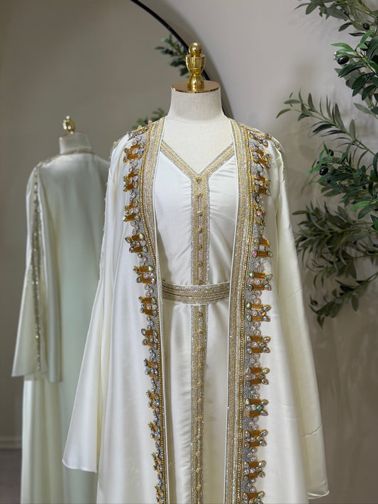 Alya 3 Piece Luxury Khaliji Caftan