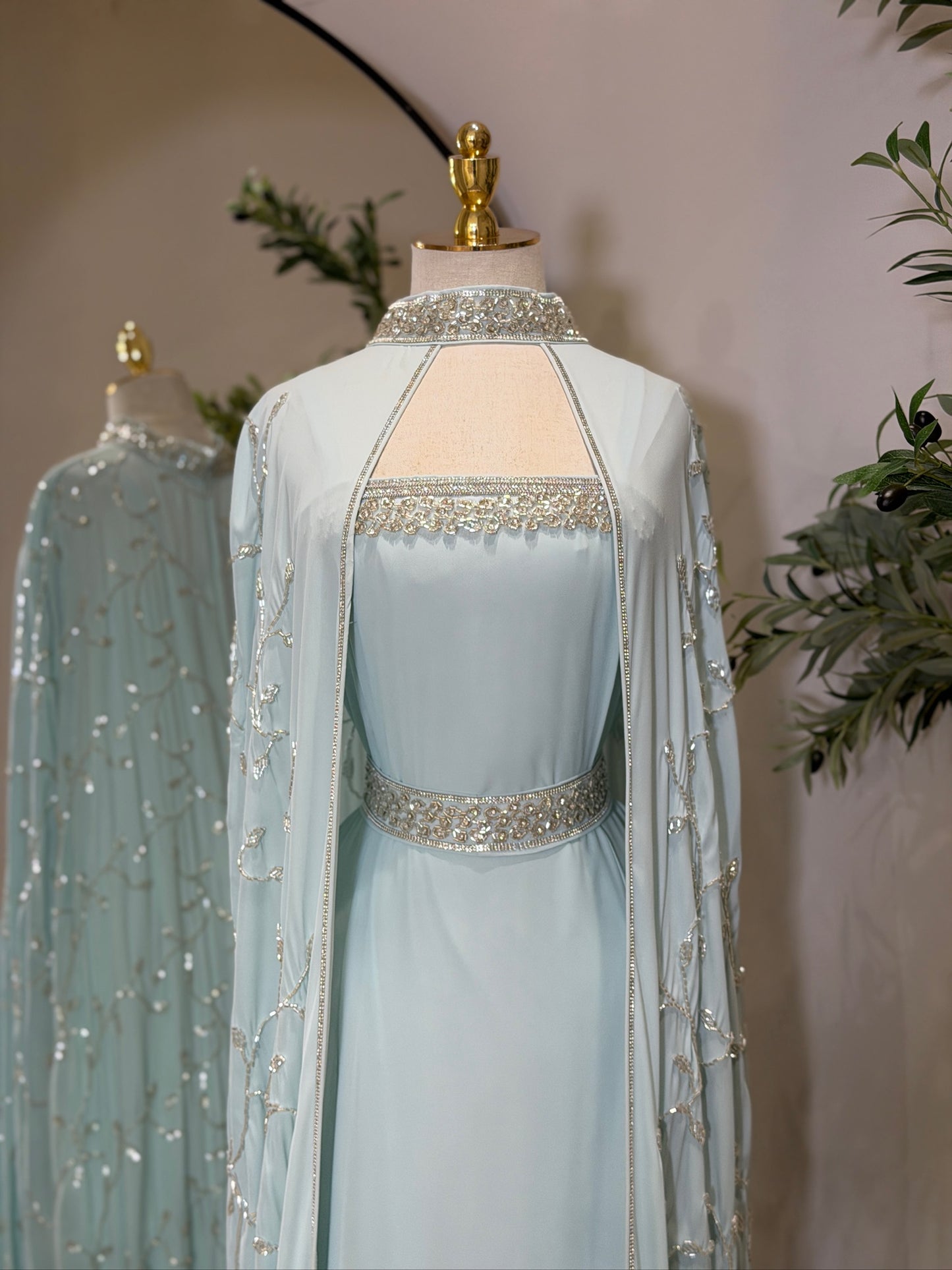 Mariam 3 Piece Luxury Khaliji Caftan