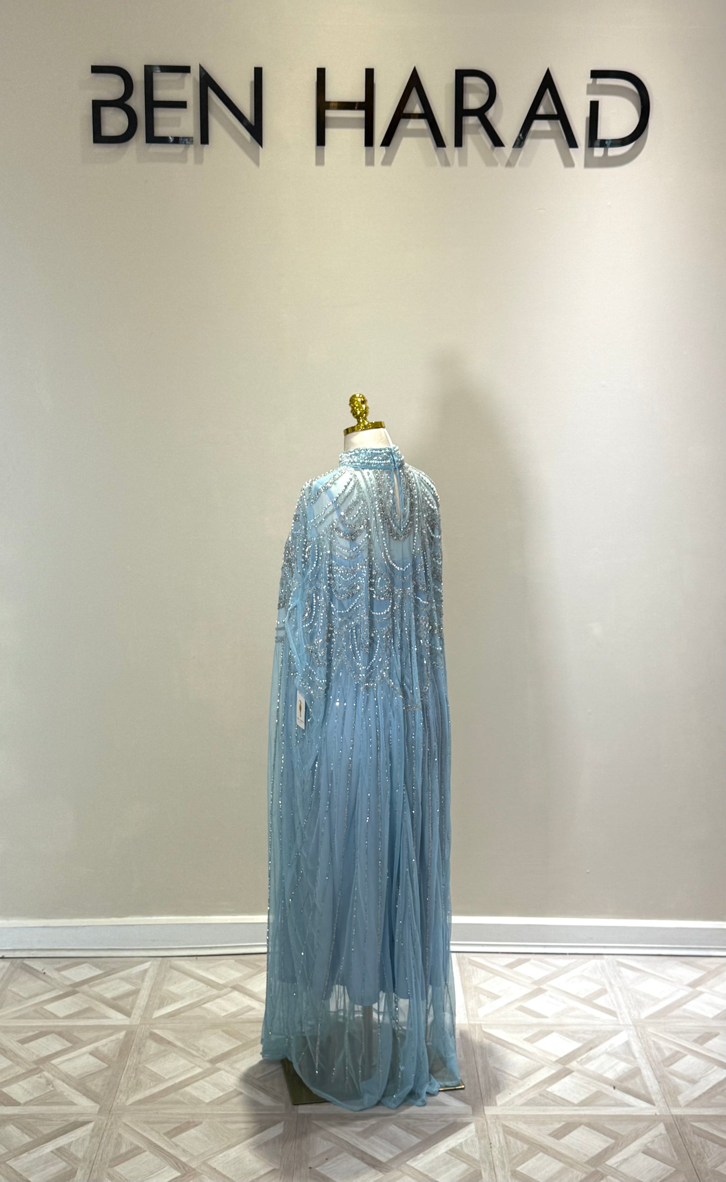 Riya 2 Piece Fully Embellished Gown/Caftan