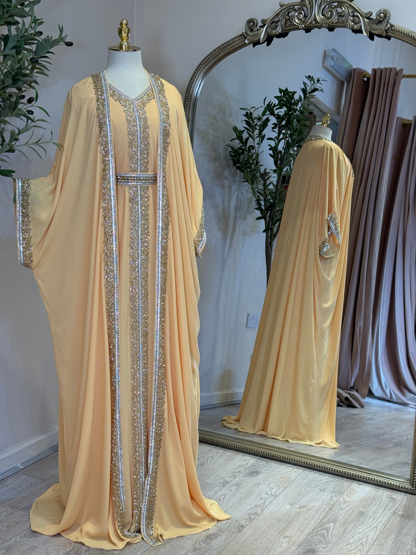 Hyam Hand Embellished Luxury Khaliji Caftan