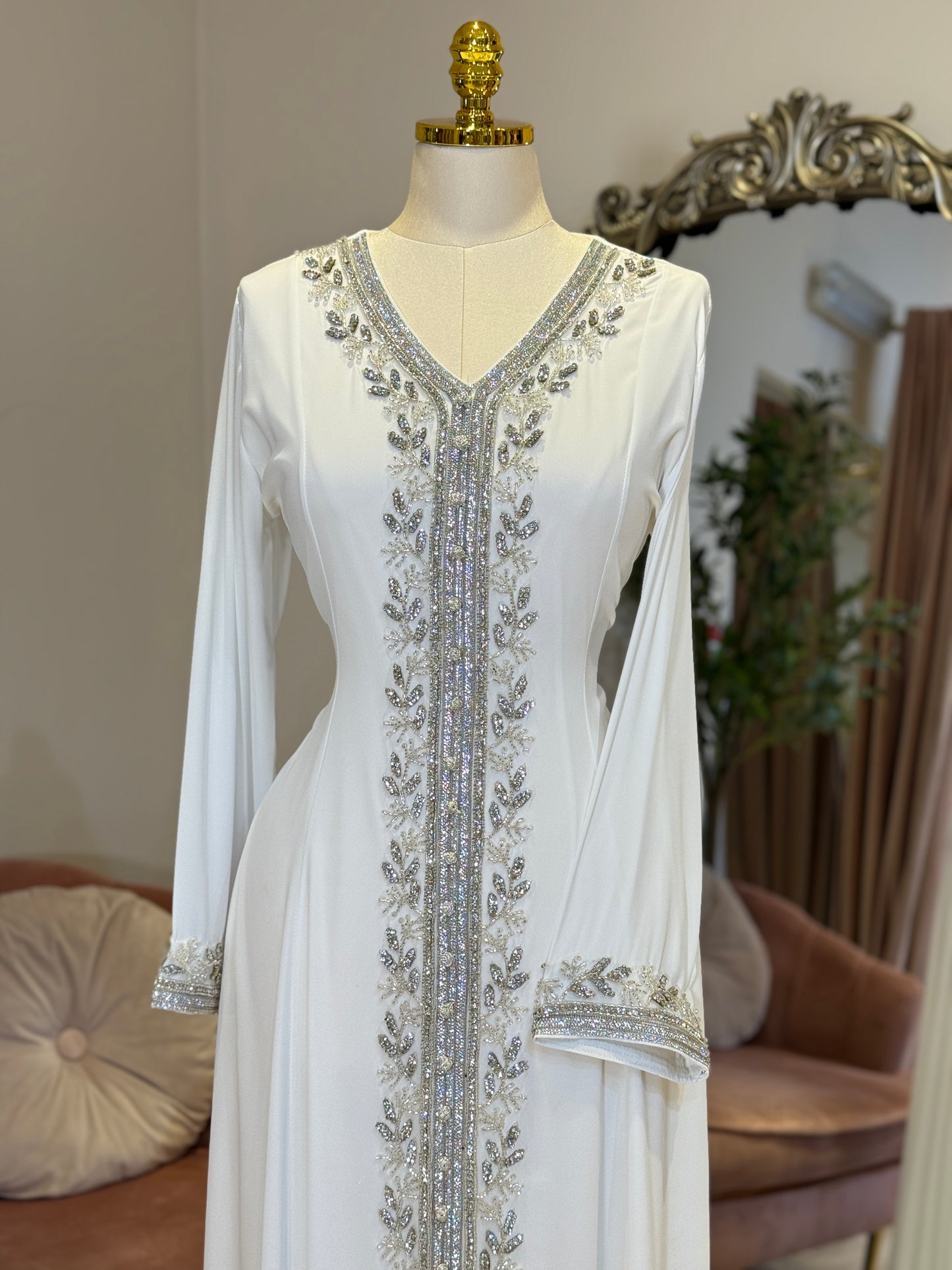 Haya Hand Embellished Luxury Caftan