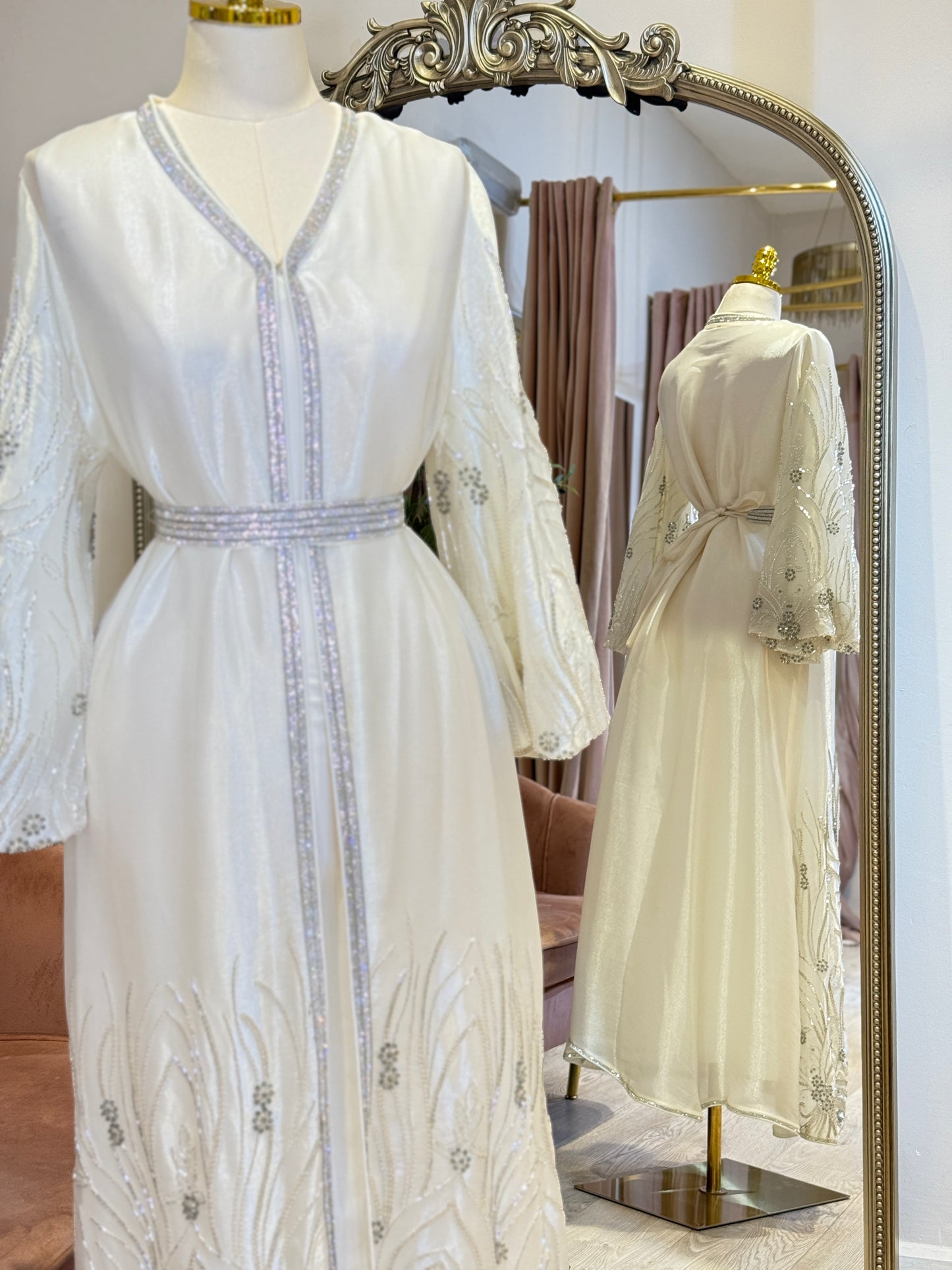 Nisreen Hand Embellished Luxury Caftan Gown