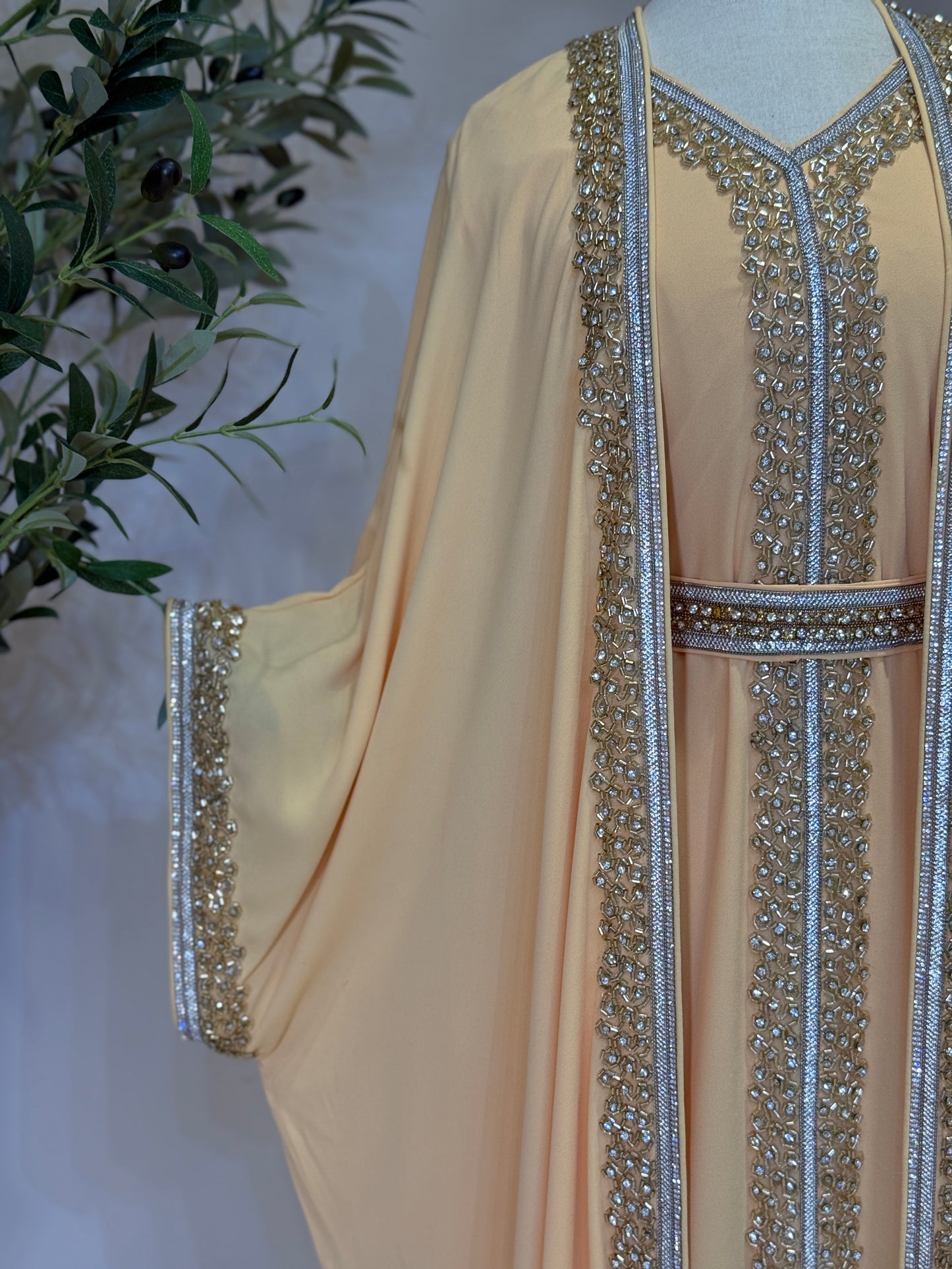 Hyam Hand Embellished Luxury Khaliji Caftan