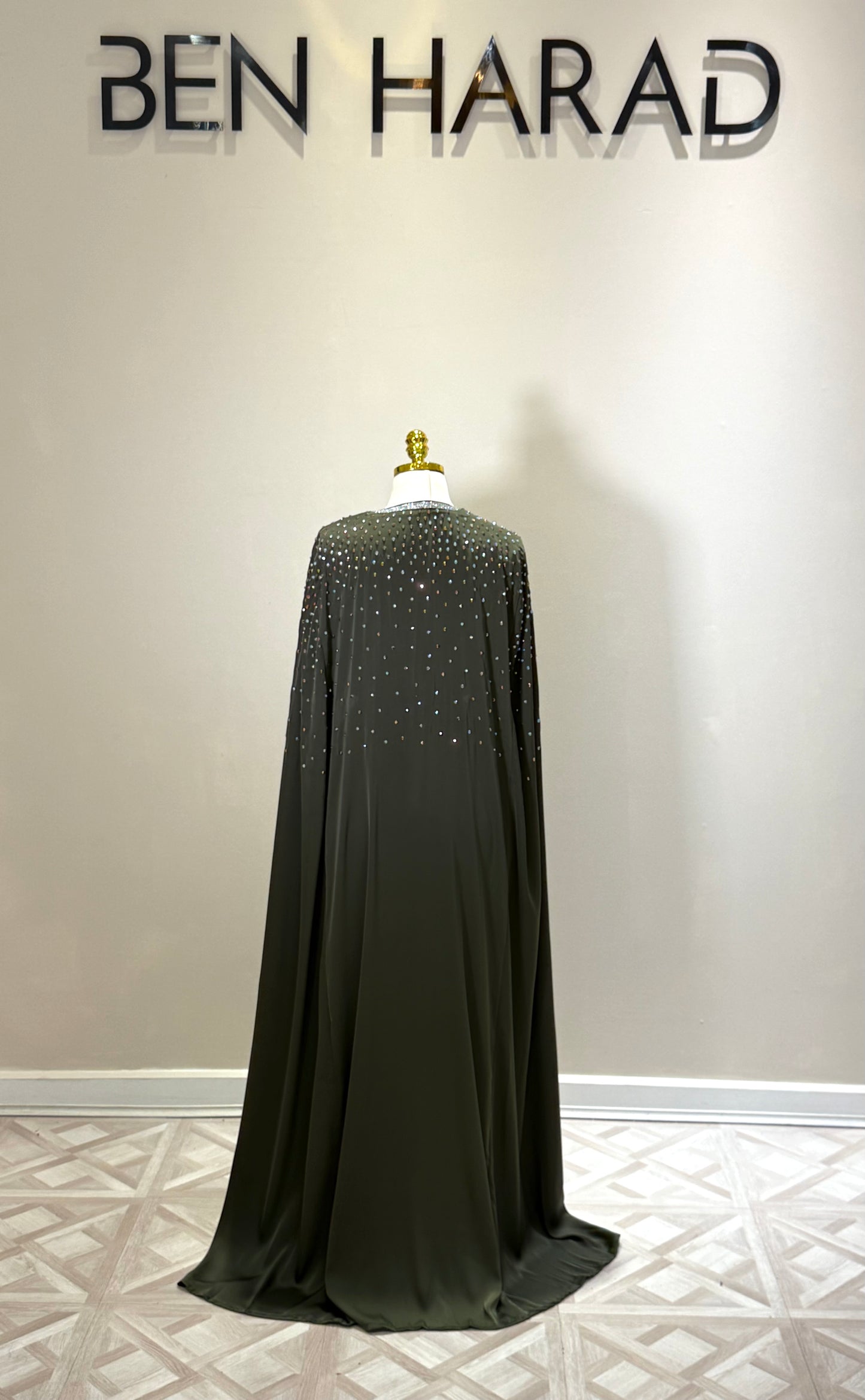 Nadine 2 Piece Abaya Under Piece is a Long Sleeves