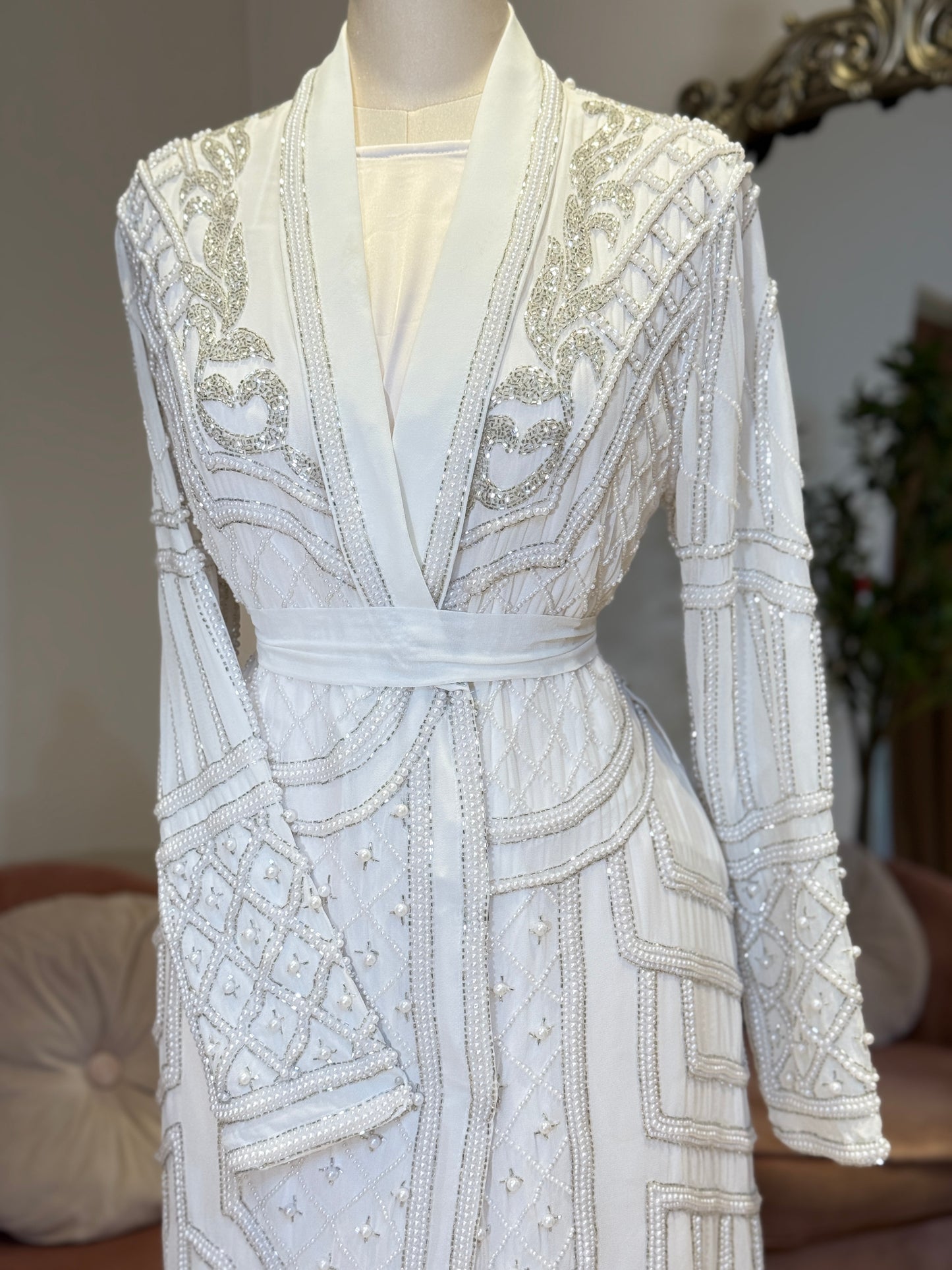 Azalia Blazer Hand Embellished Gown