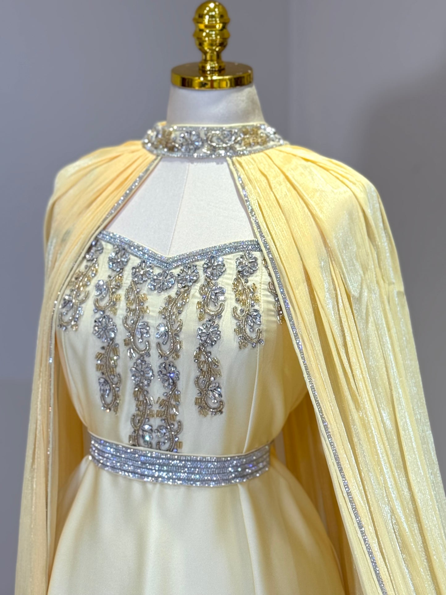 Athena 3 Piece Elegant Luxury Hand Embellished Caftan