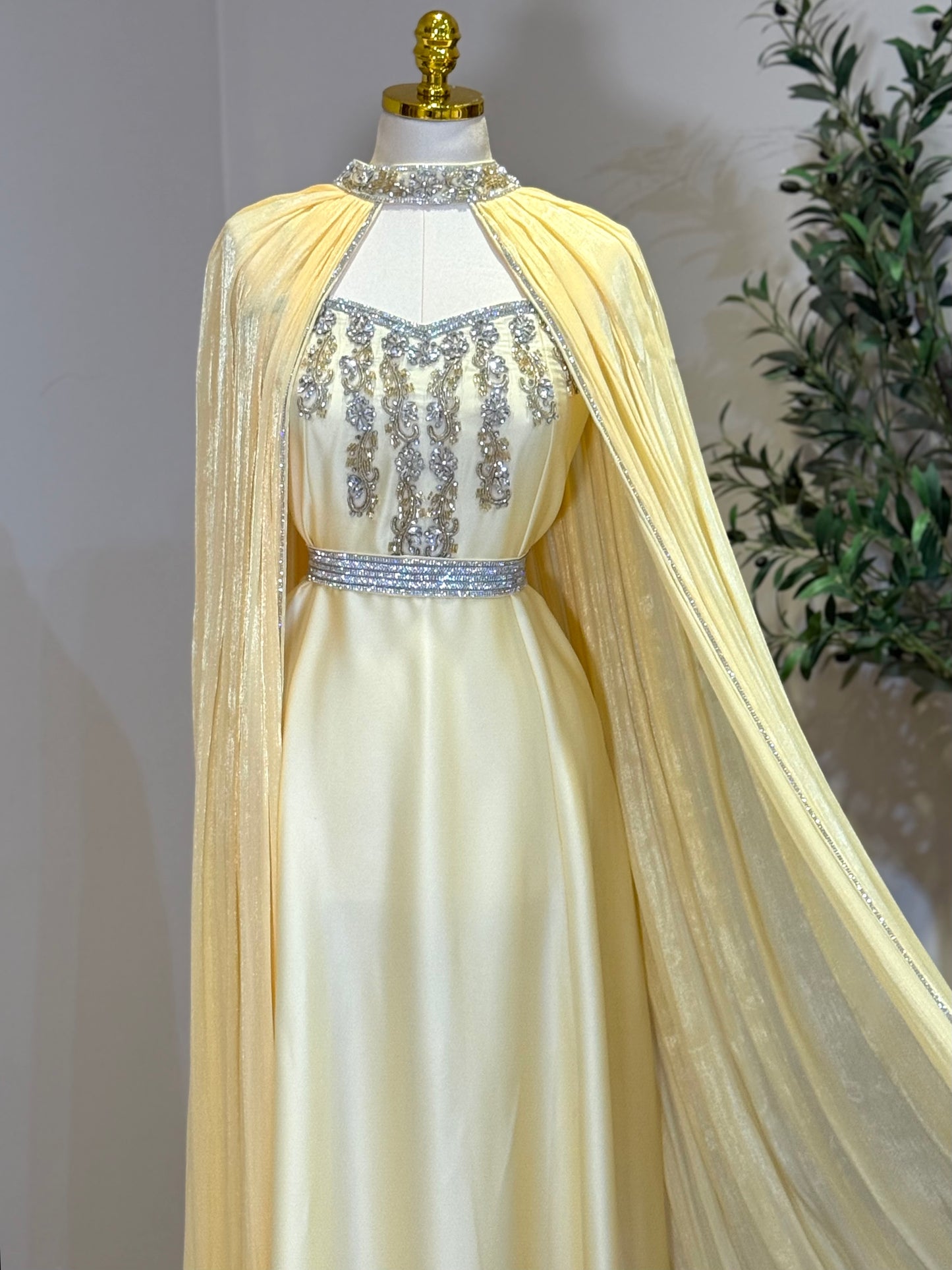 Athena 3 Piece Elegant Luxury Hand Embellished Caftan