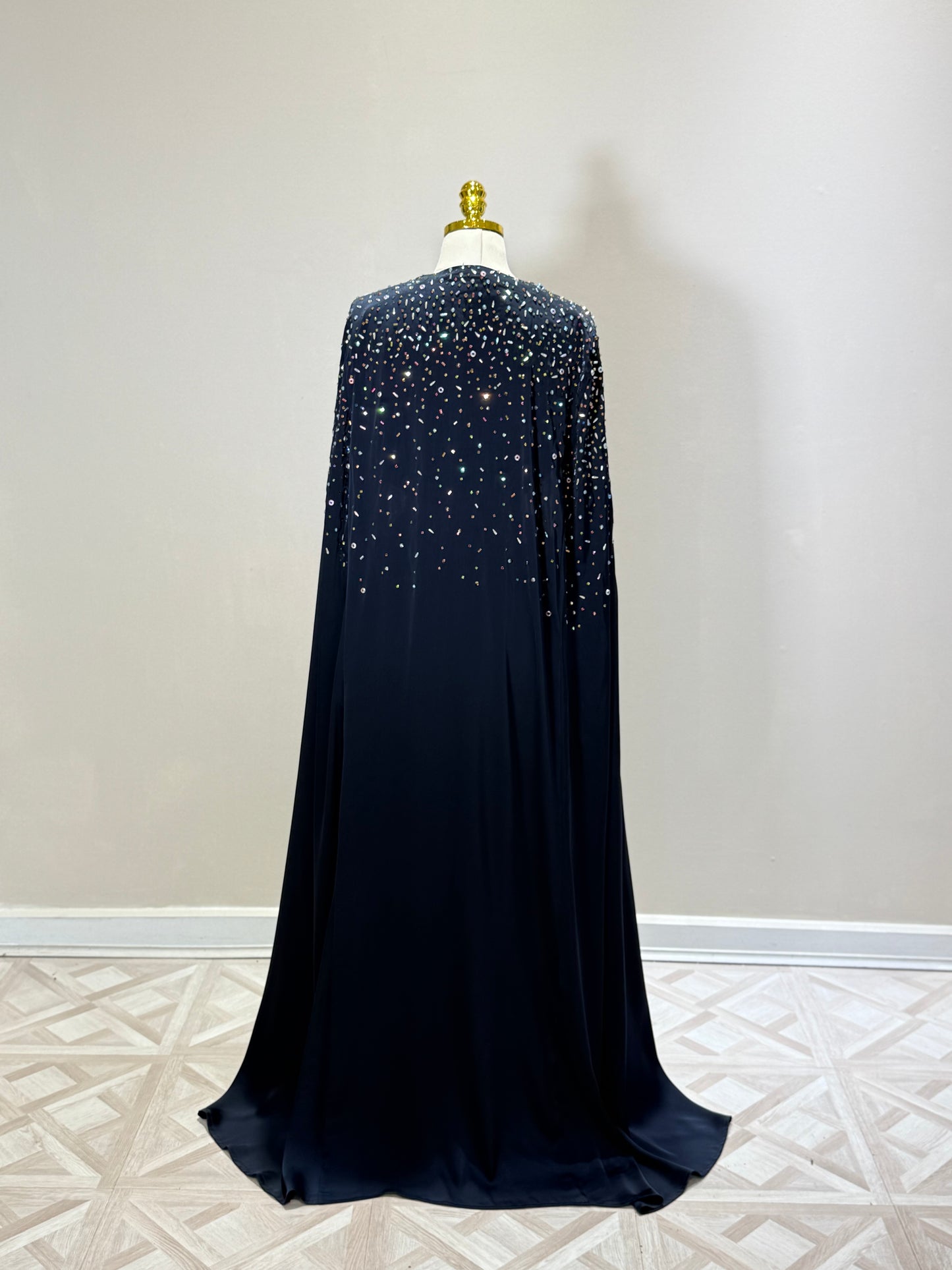 Nadine 2 Piece Abaya Under Piece is a Long Sleeves