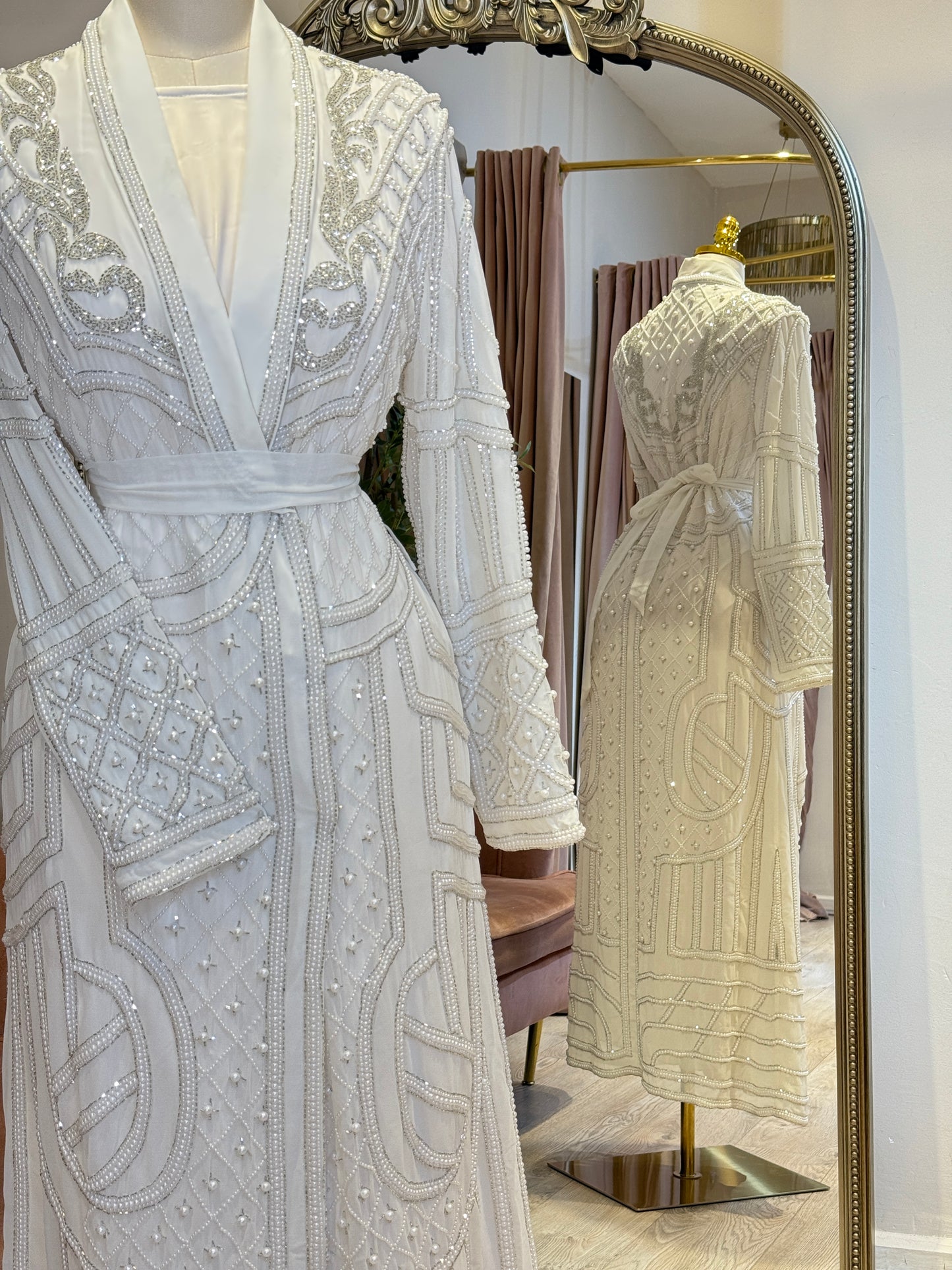 Azalia Blazer Hand Embellished Gown