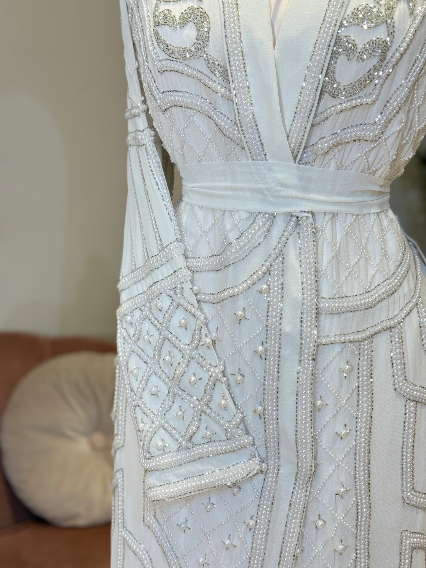 Azalia Blazer Hand Embellished Gown