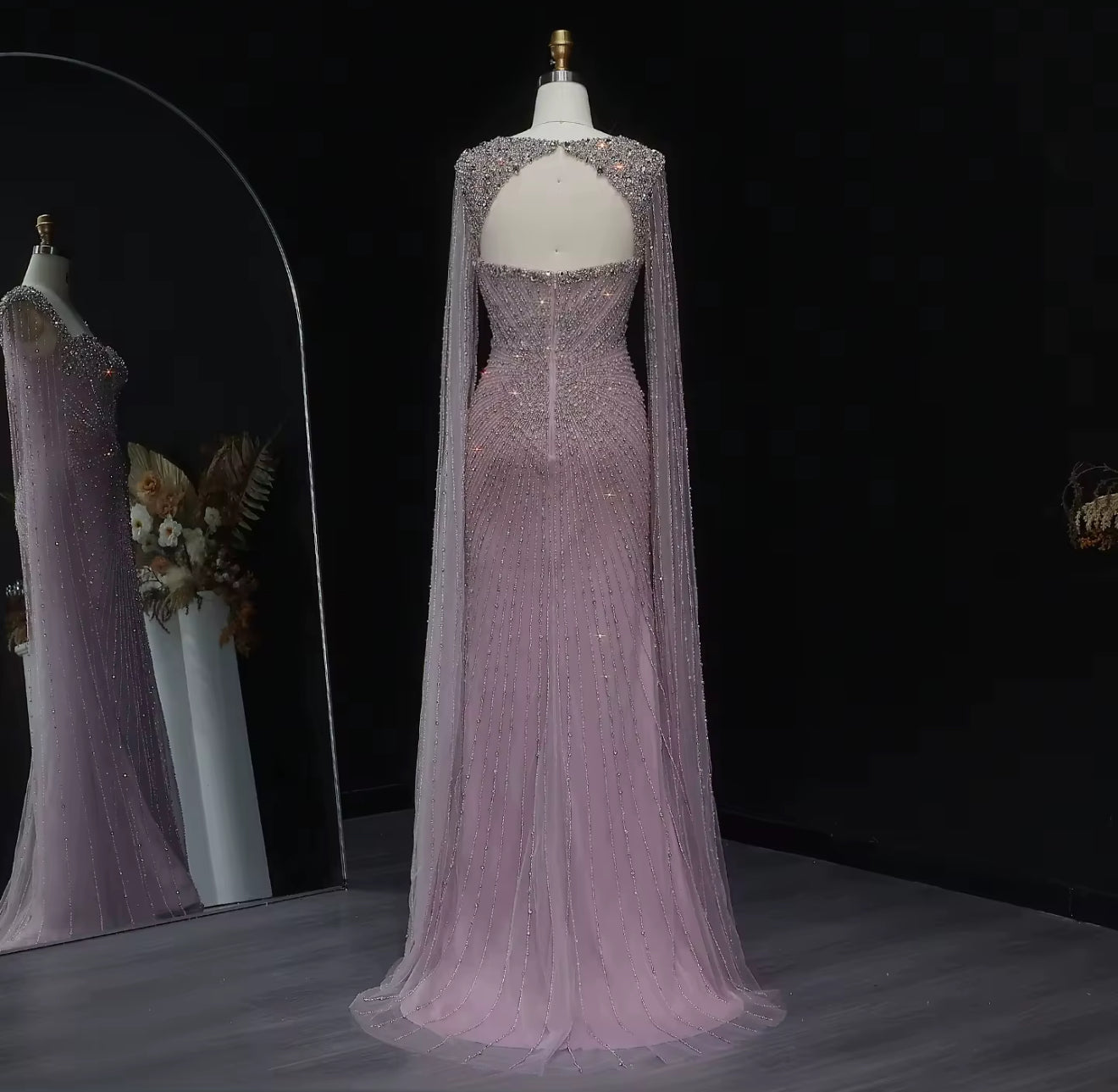 Almasa Hand Embellished Luxury Gown (Pre-Order)