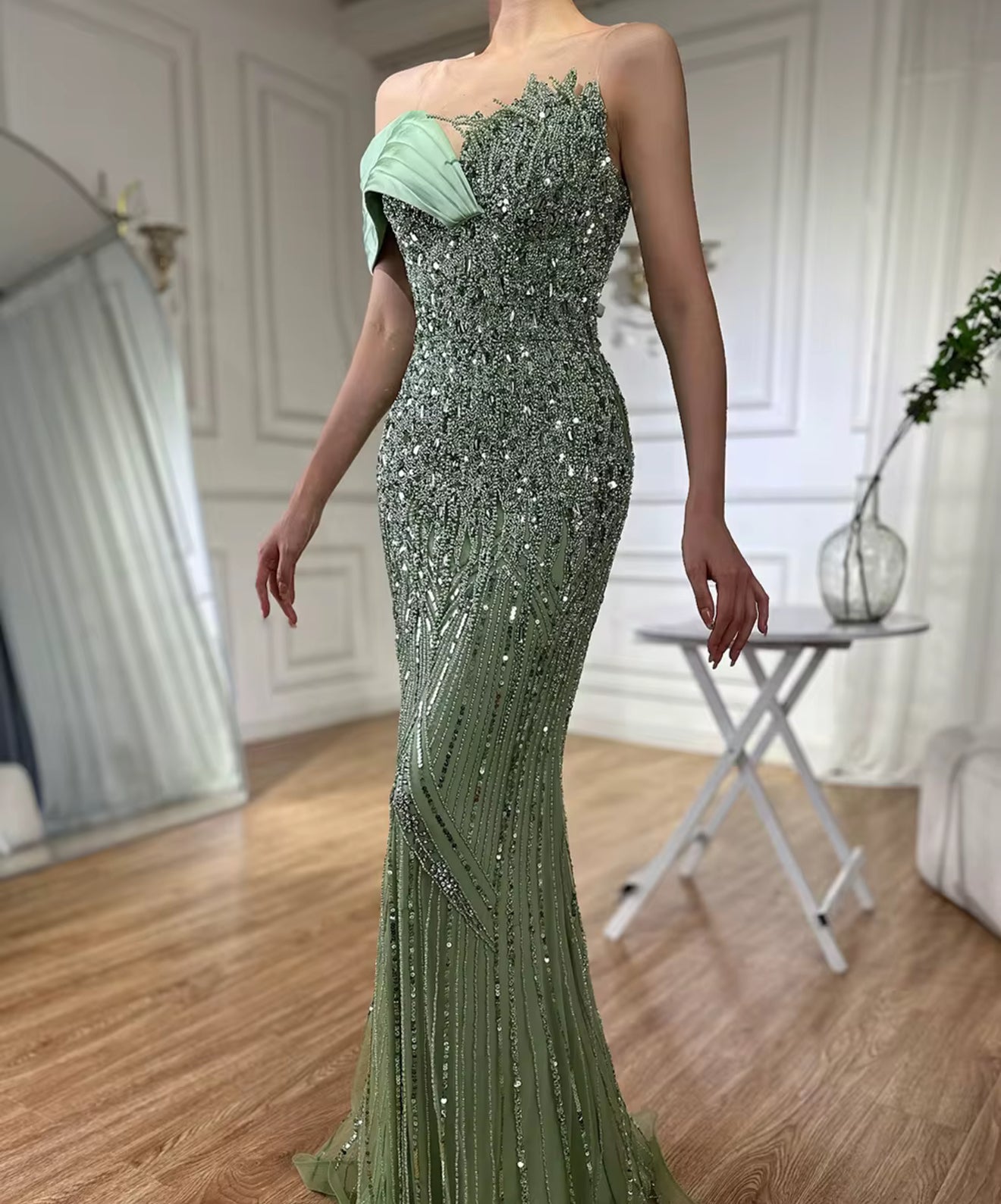 Ishaal Hand Embellished Luxury Gown ( Pre-Order )