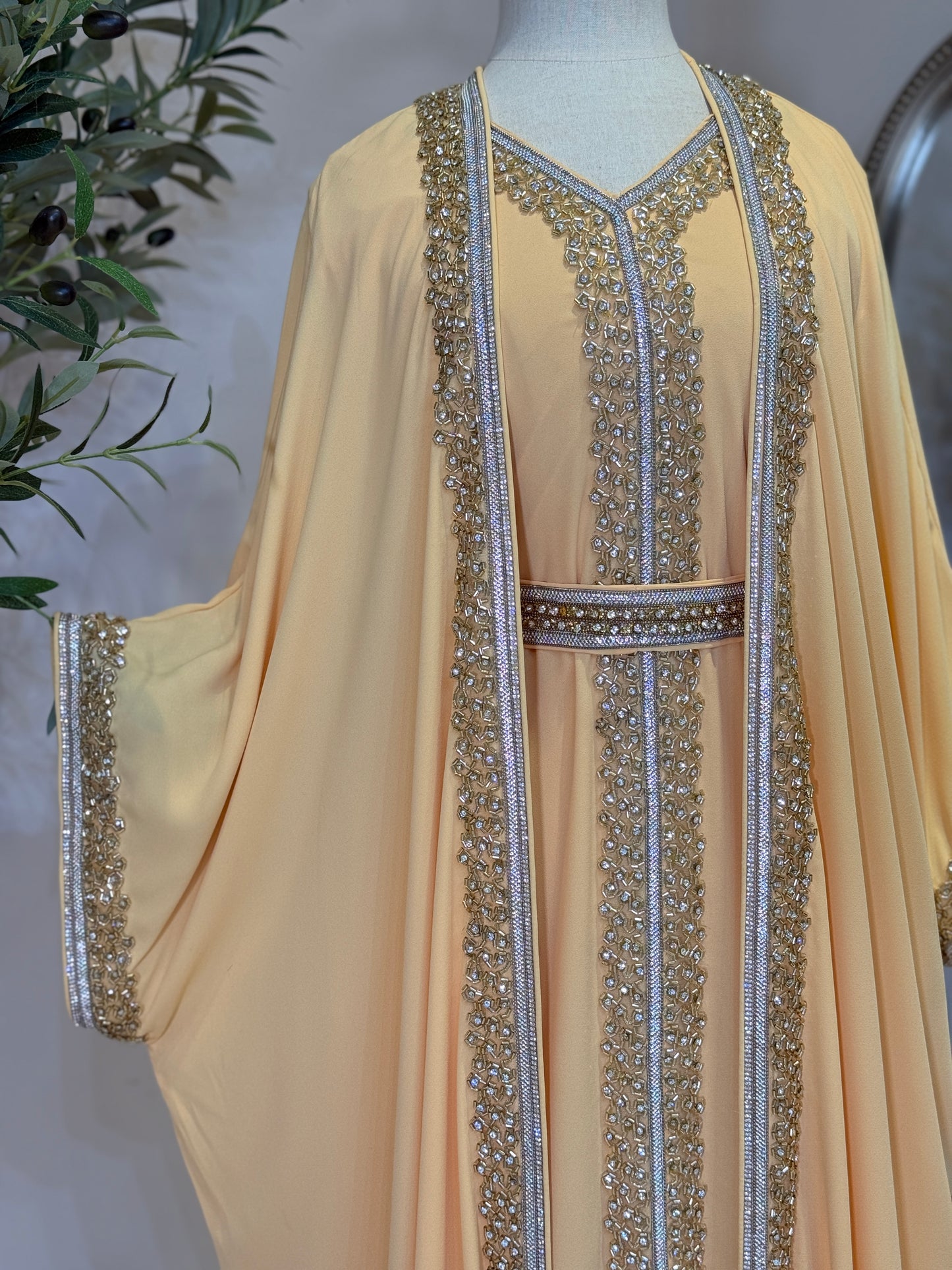 Hyam Hand Embellished Luxury Khaliji Caftan