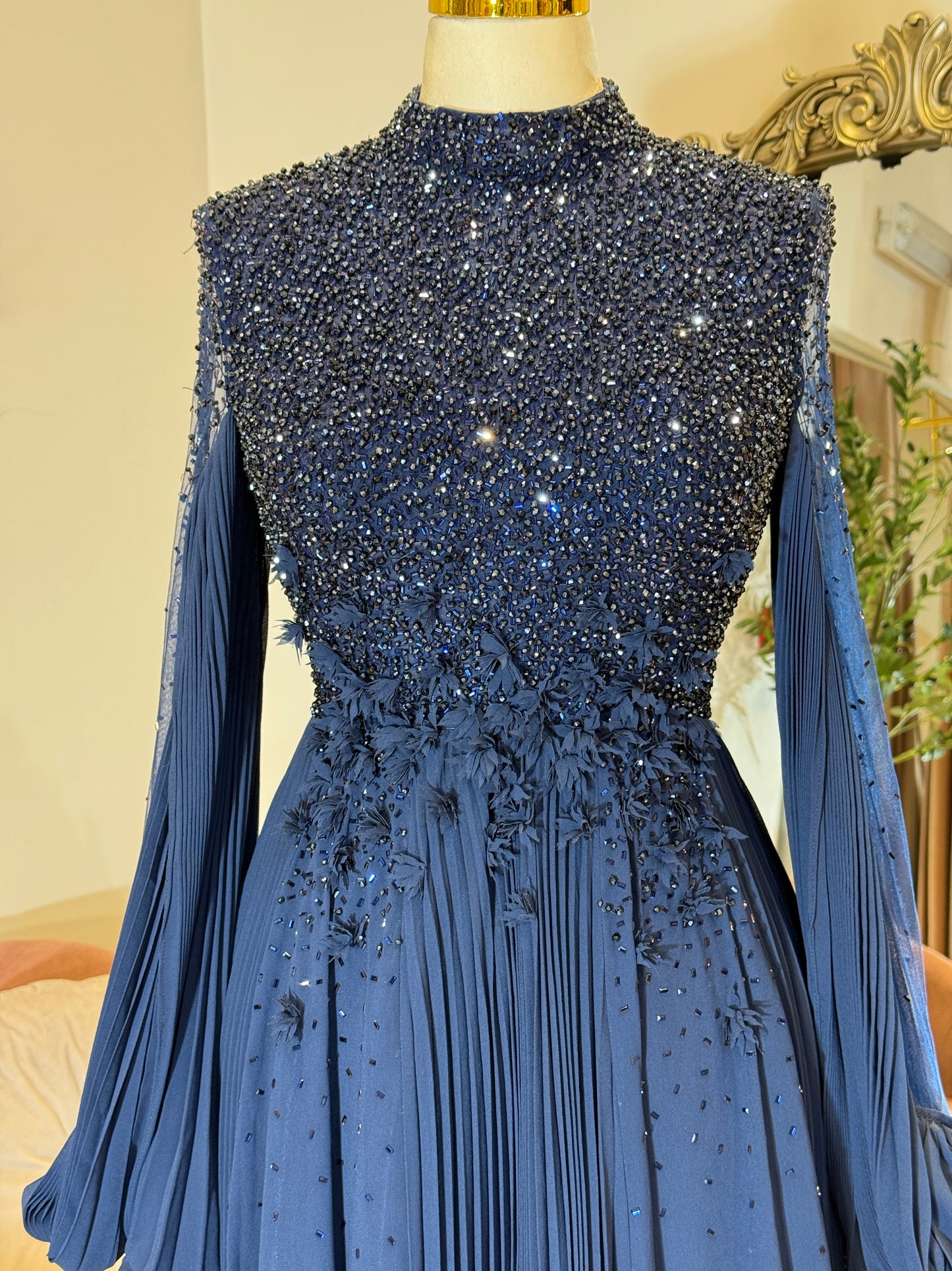 Cayra Hand Embellished Luxury Gown