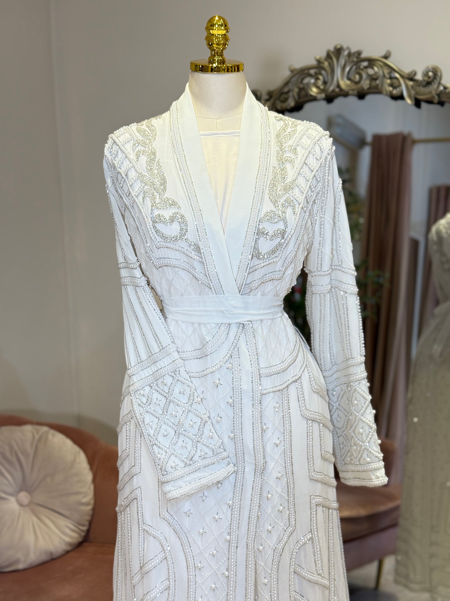 Azalia Blazer Hand Embellished Gown