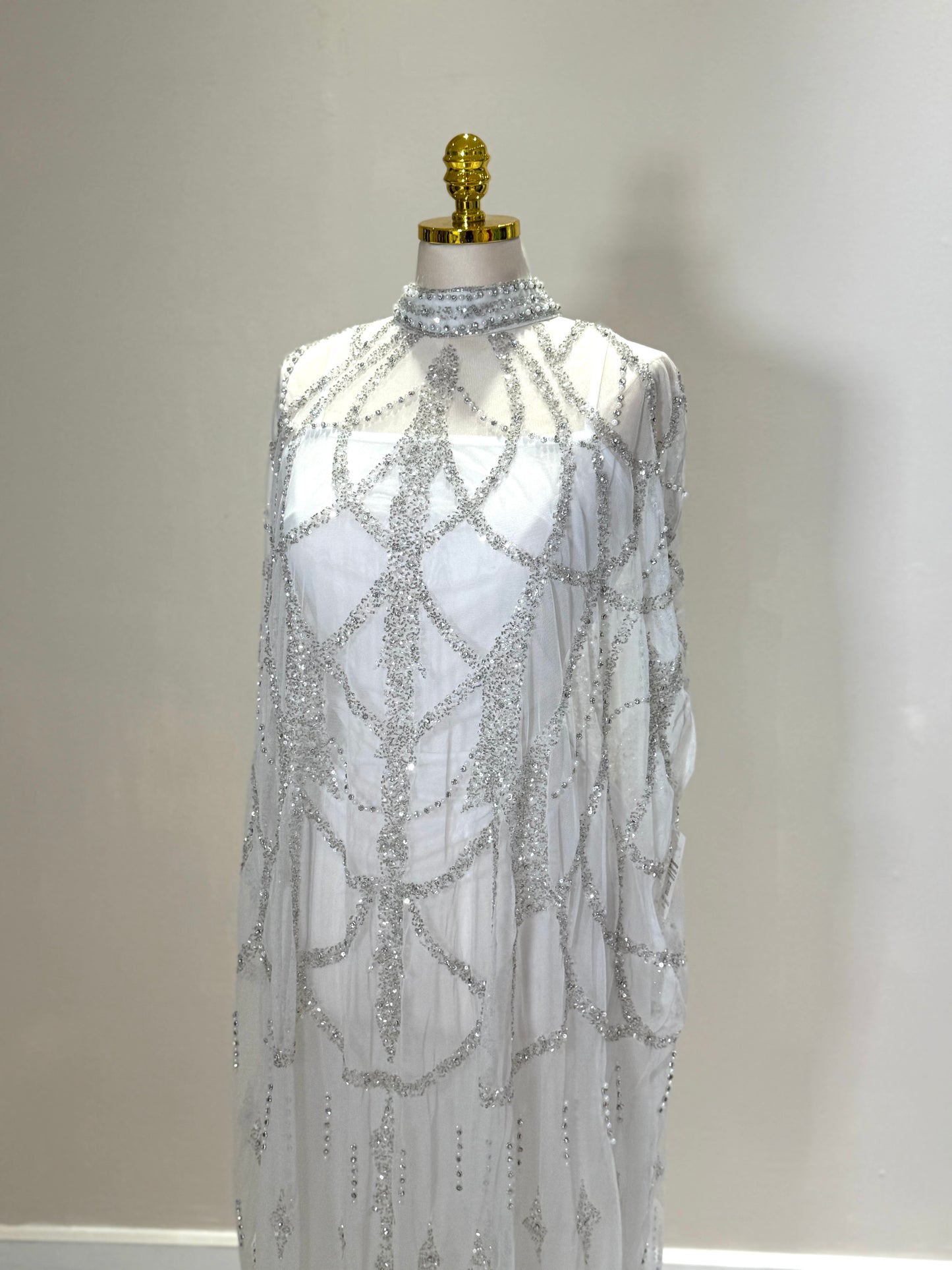 Rowan 2 Piece Fully Embellished Gown/Caftan