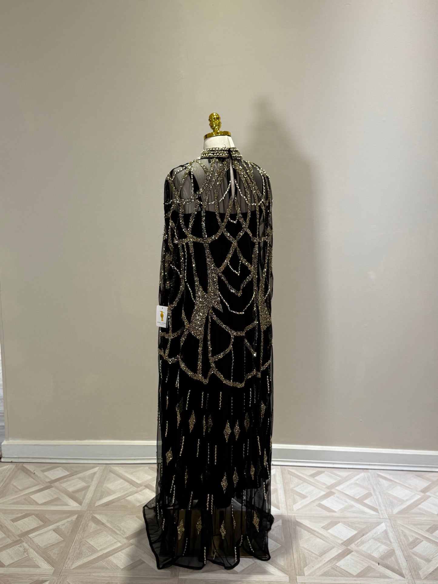 Rowan 2 Piece Fully Embellished Gown/Caftan