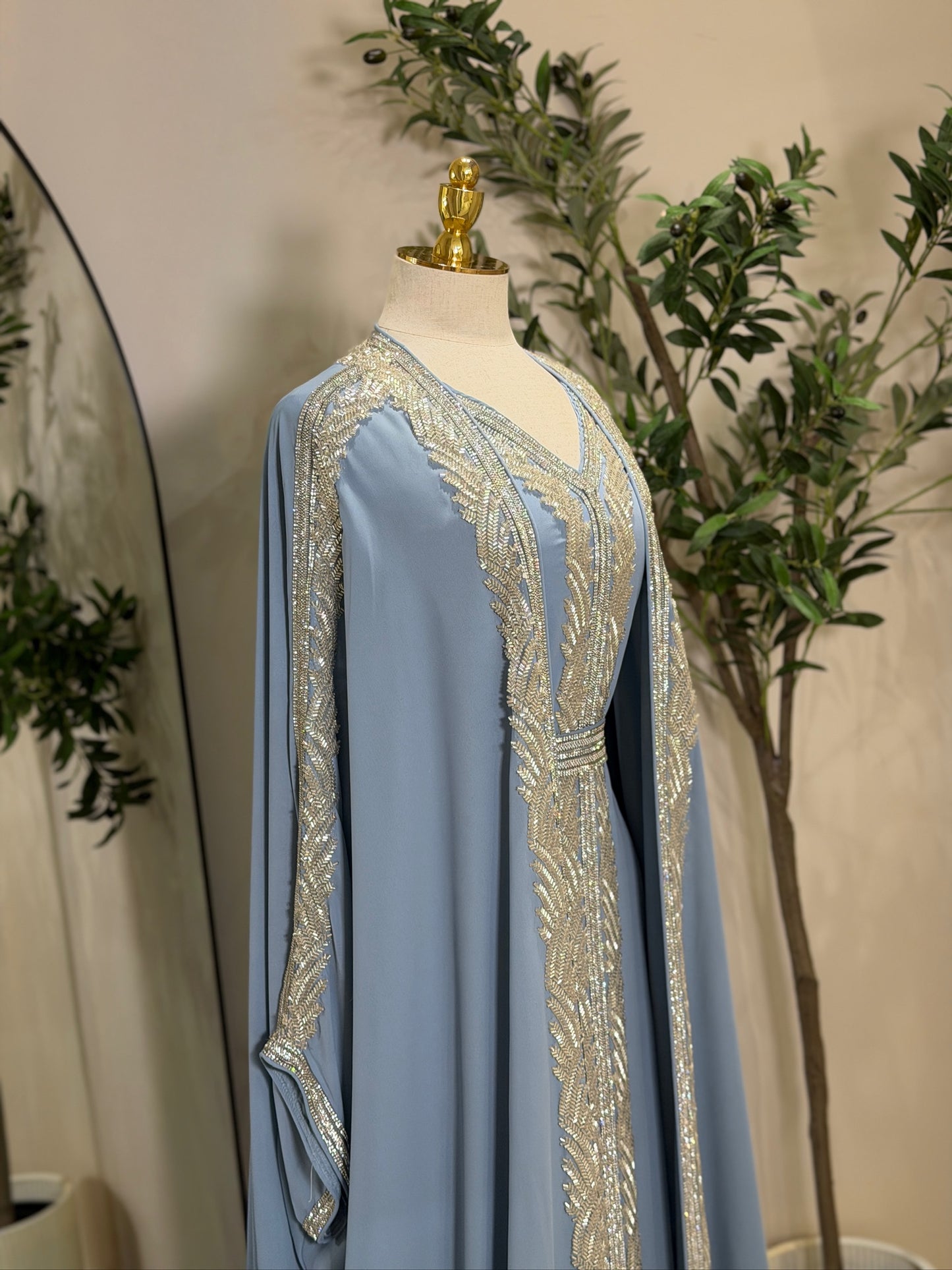 Hyam Hand Embellished Luxury Khaliji Caftan